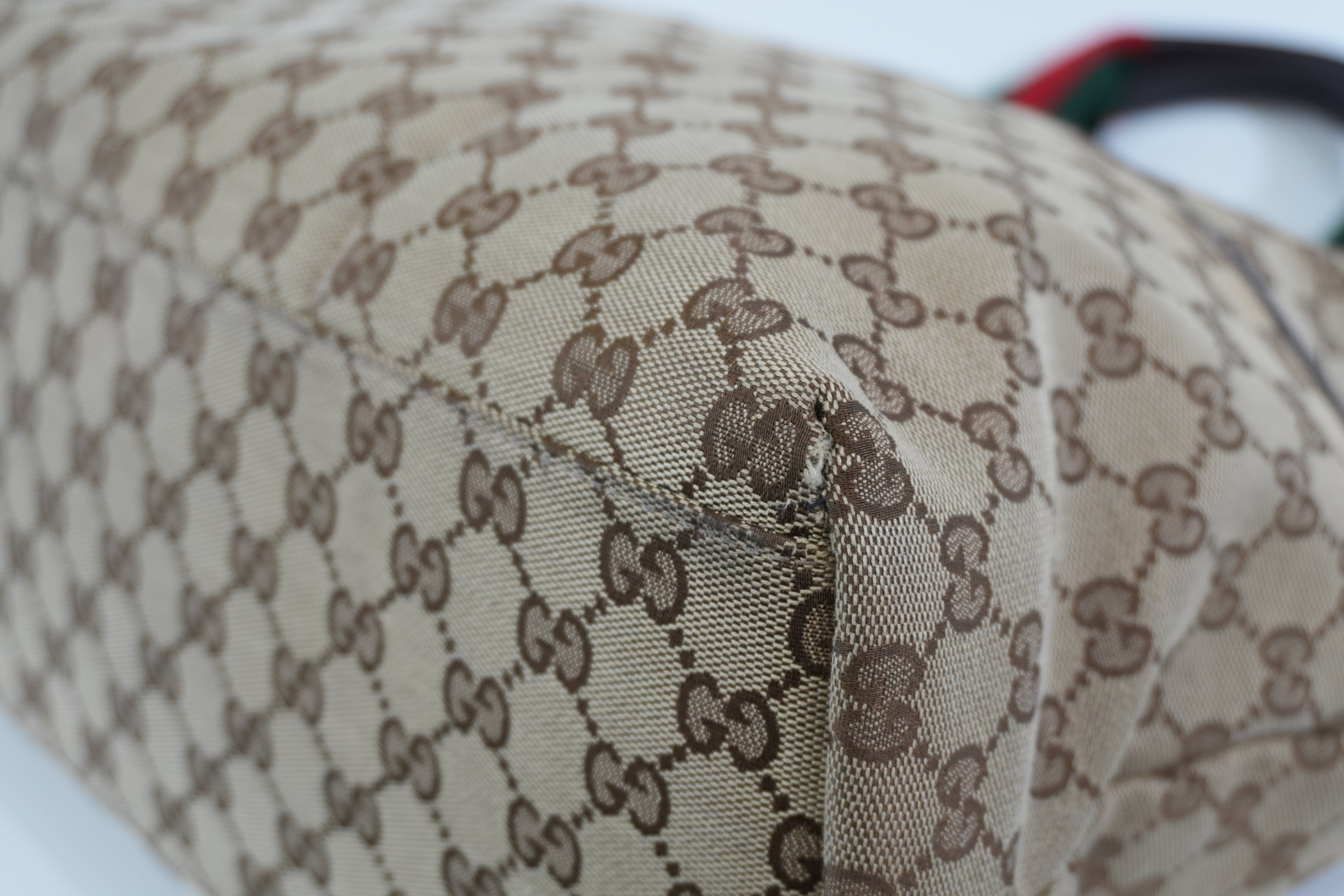 Pre-owned Gucci Ophidia Tote Bag Brown