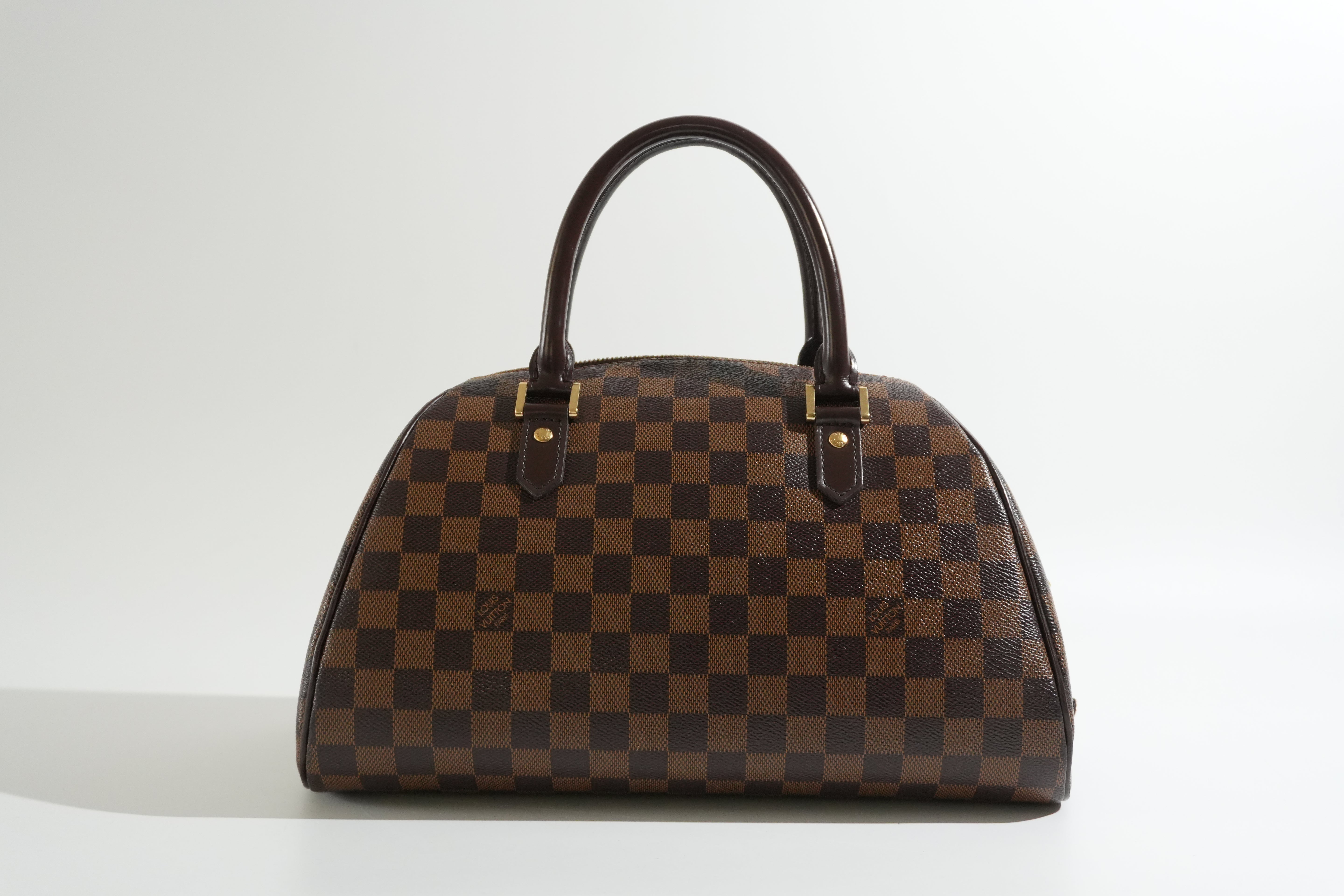 Pre-owned Louis Vuitton Damier Ebene Ribera MM Handbag