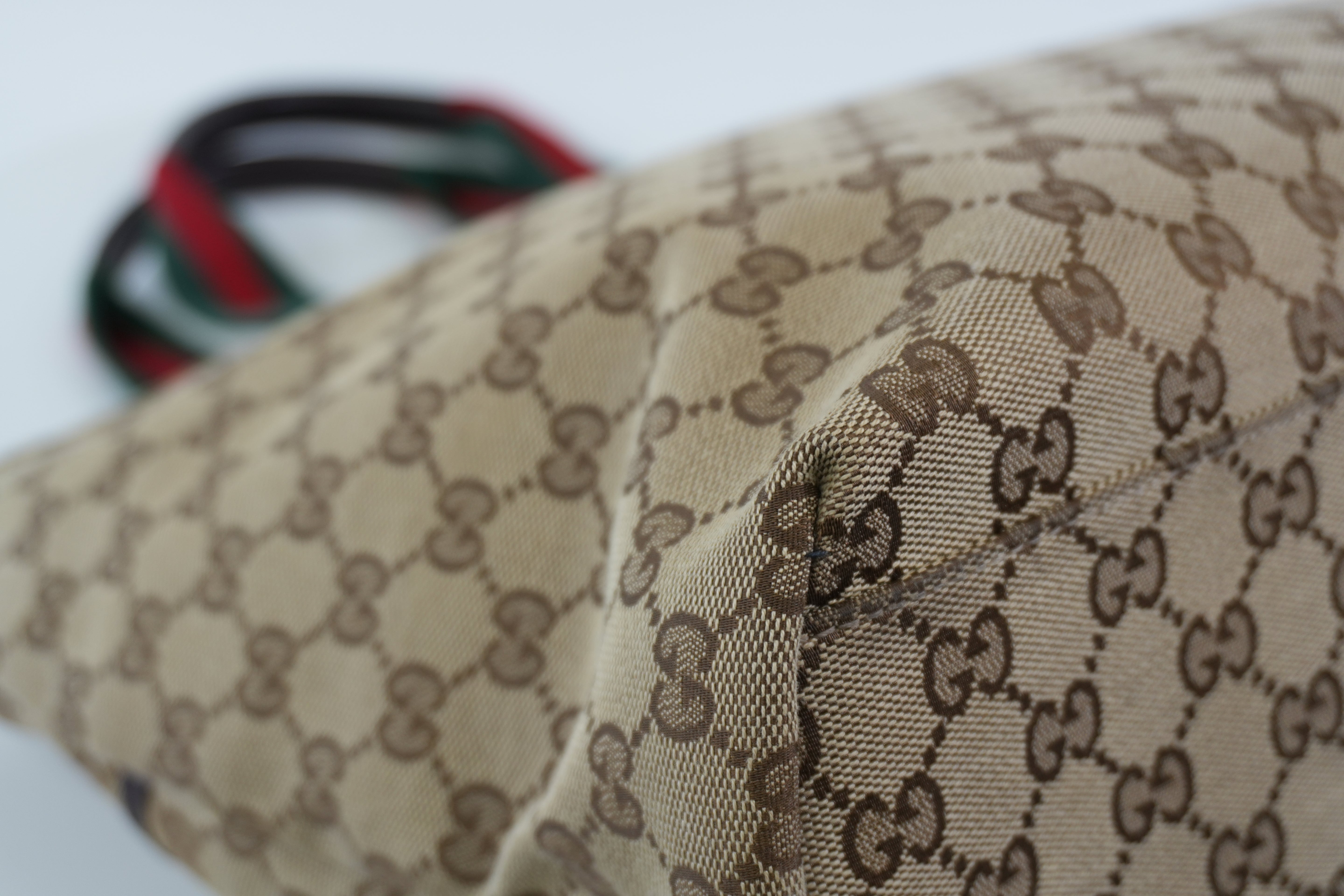 Pre-owned Gucci Ophidia Tote Bag Brown