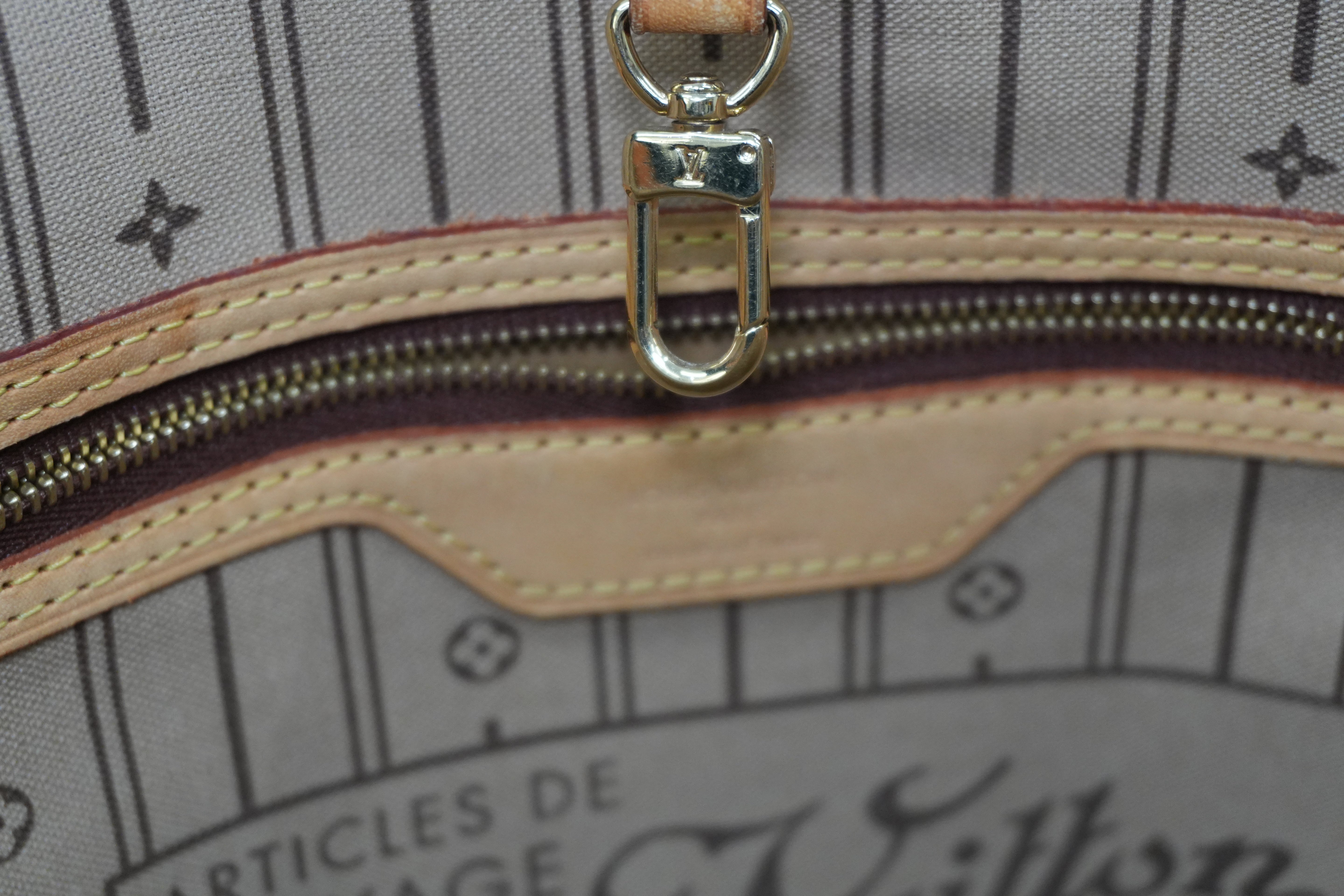 Louis Vuitton Monogram Neverfull MM Shoulder Tote Bag Used