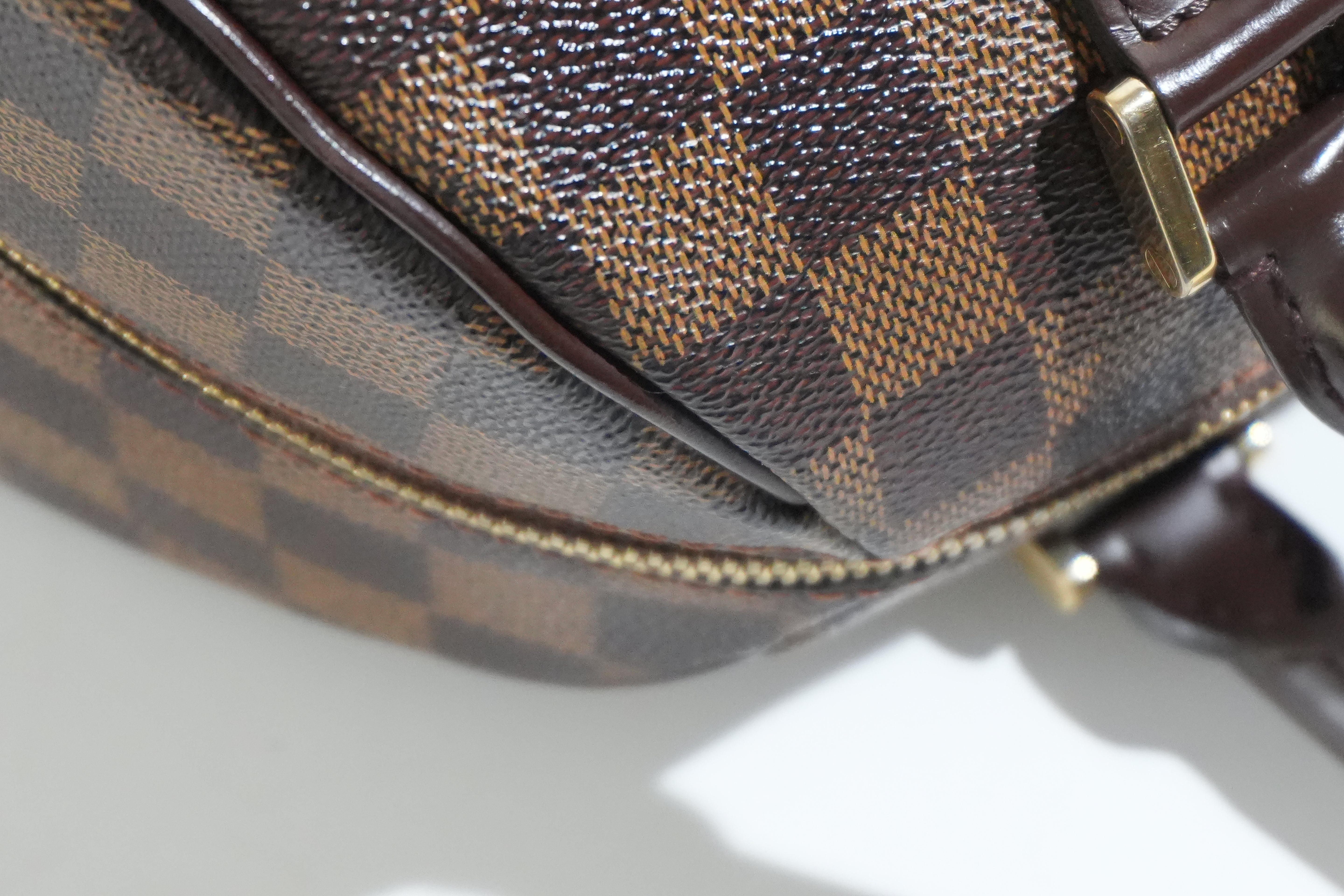 Pre-owned Louis Vuitton Damier Ebene Ribera MM Handbag