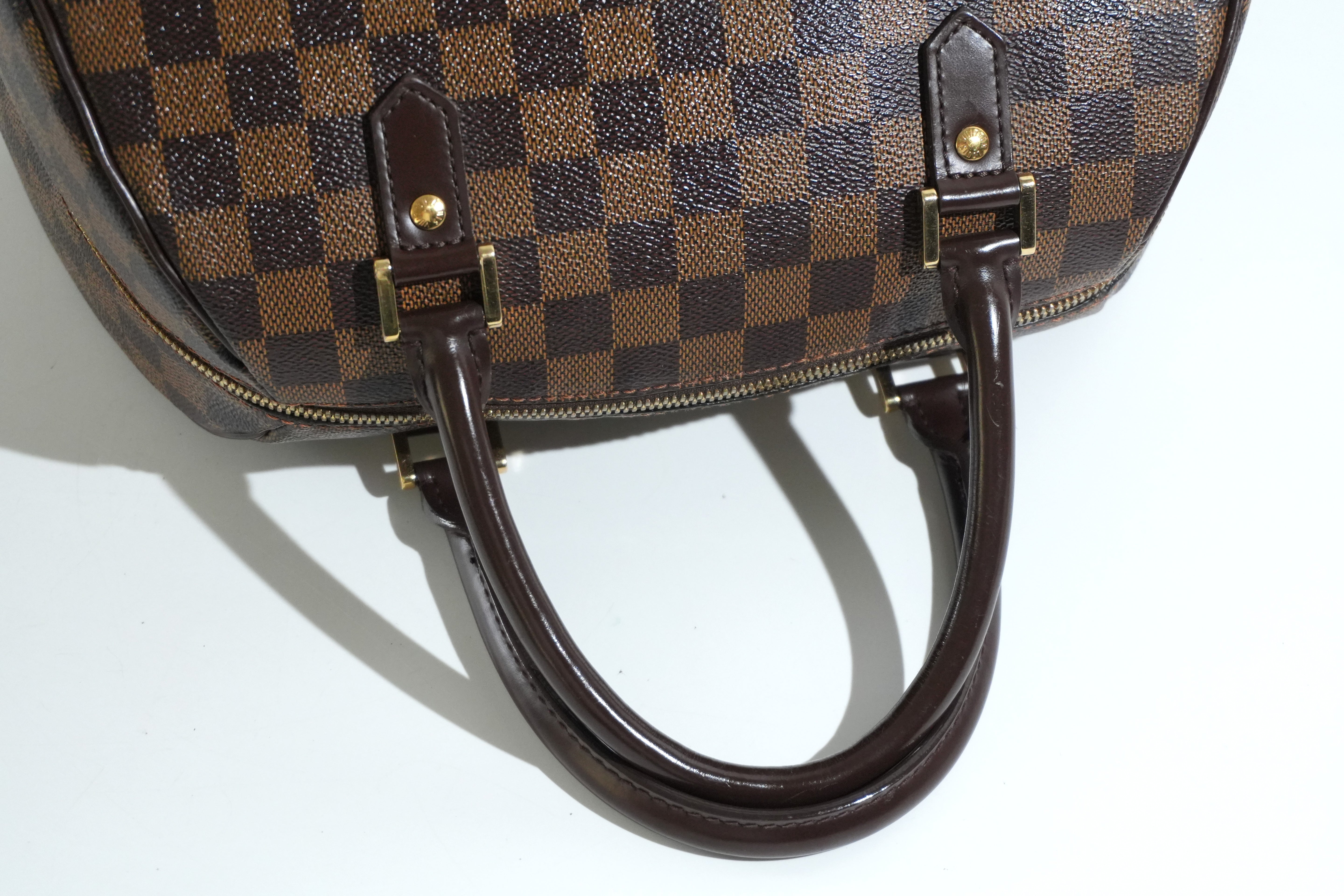 Pre-owned Louis Vuitton Damier Ebene Ribera MM Handbag