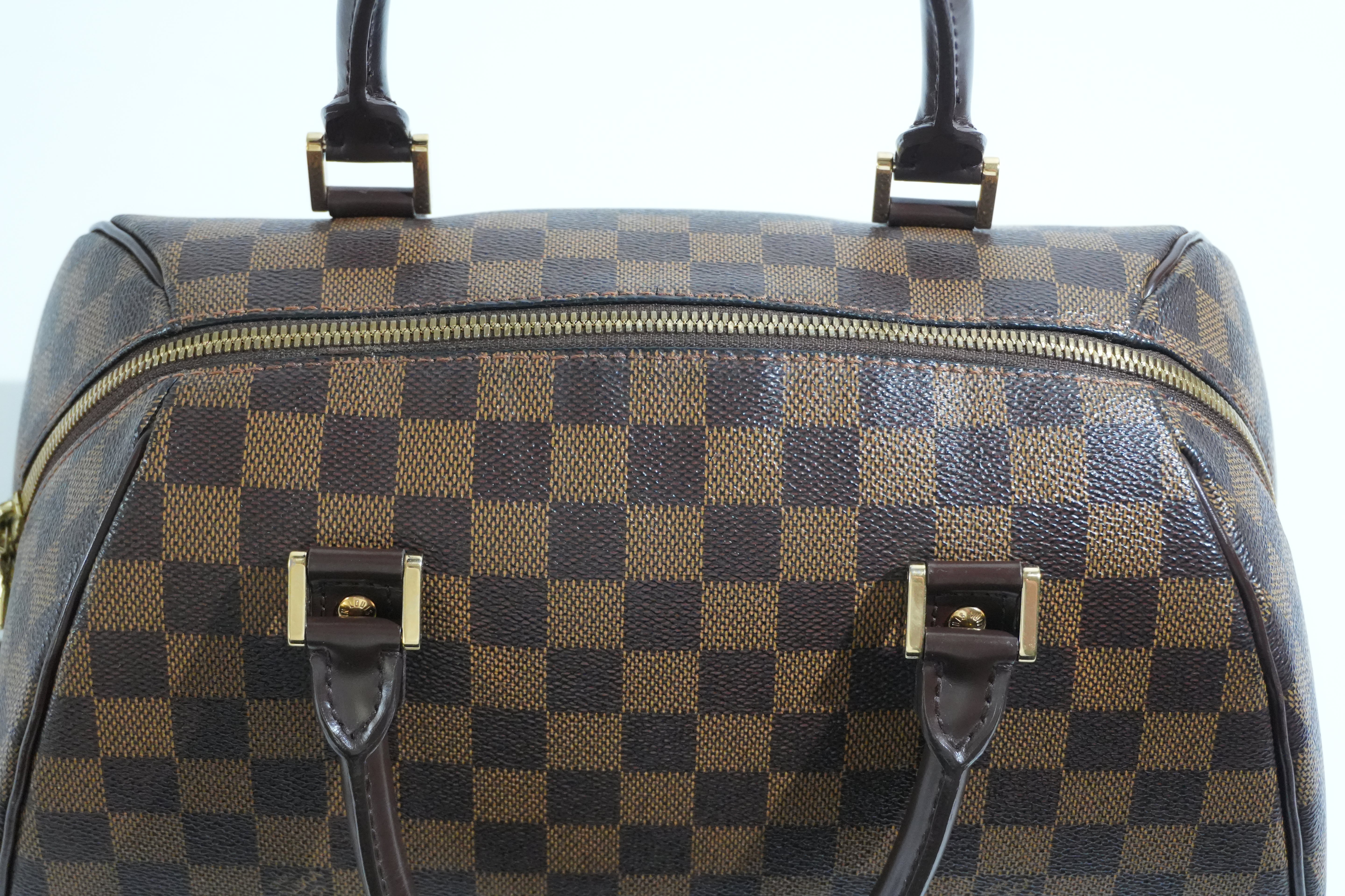 Pre-owned Louis Vuitton Damier Ebene Ribera MM Handbag