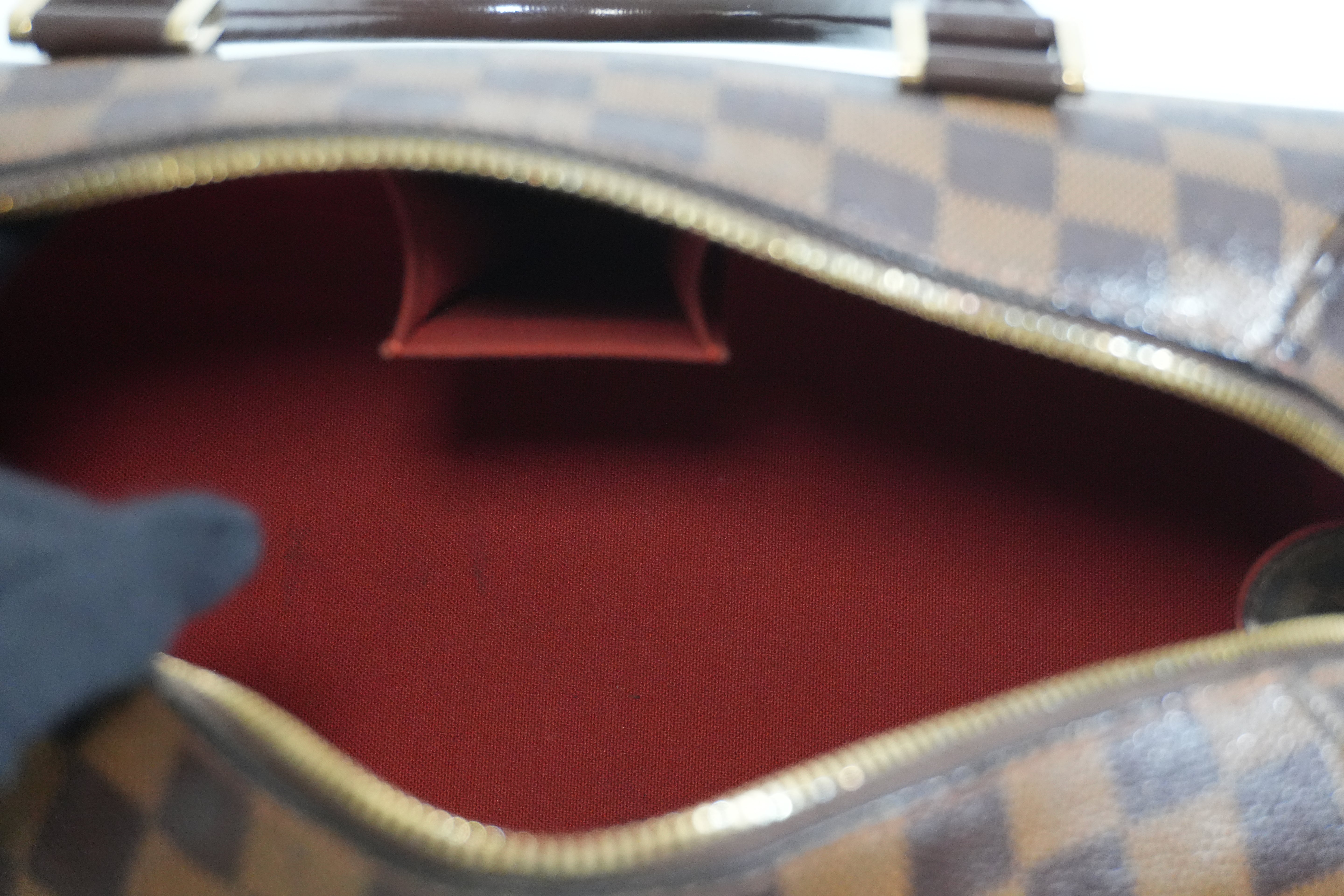 Pre-owned Louis Vuitton Damier Ebene Ribera MM Handbag