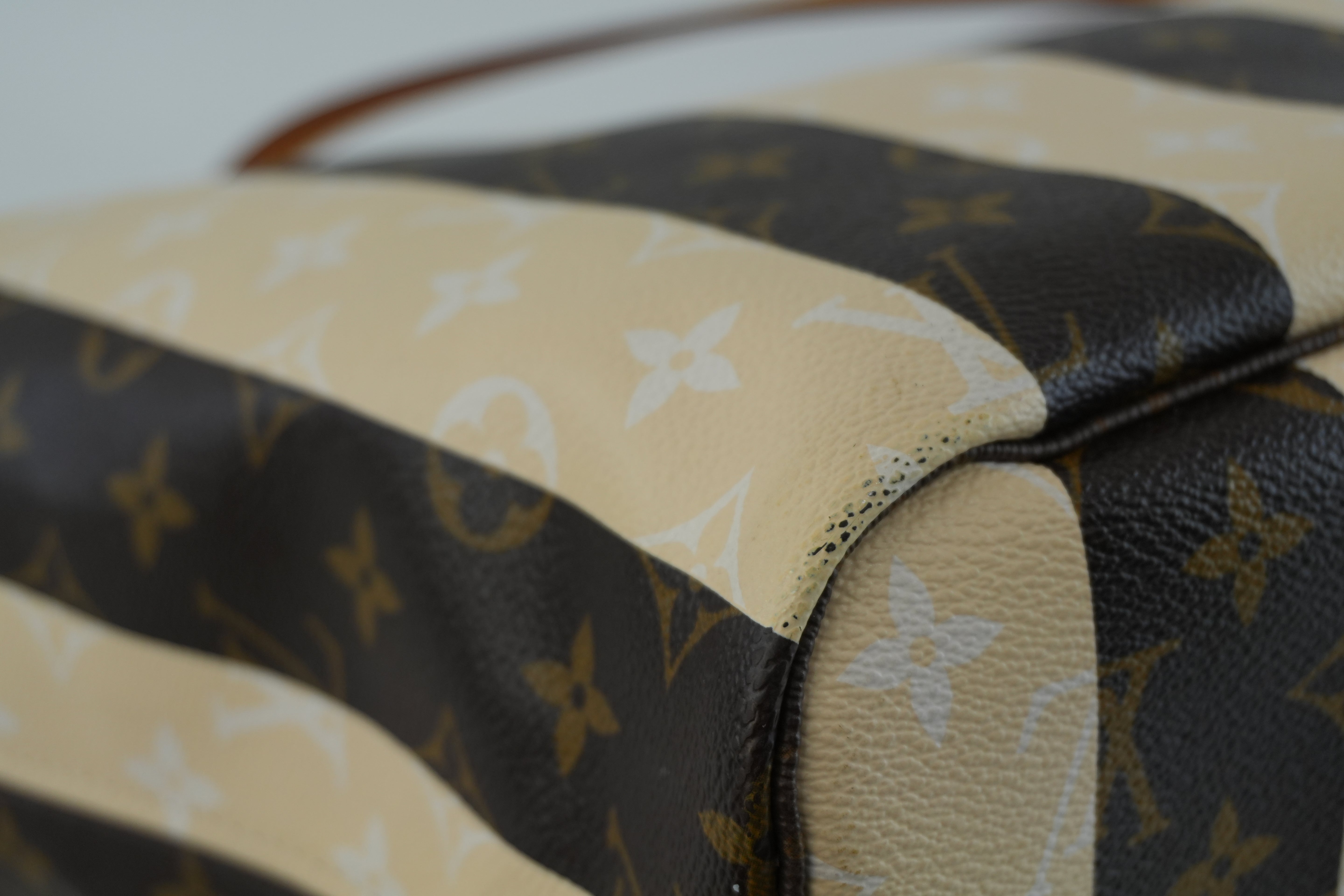 Louis Vuitton Monogram Neverfull MM Rayures Tote Bag Used
