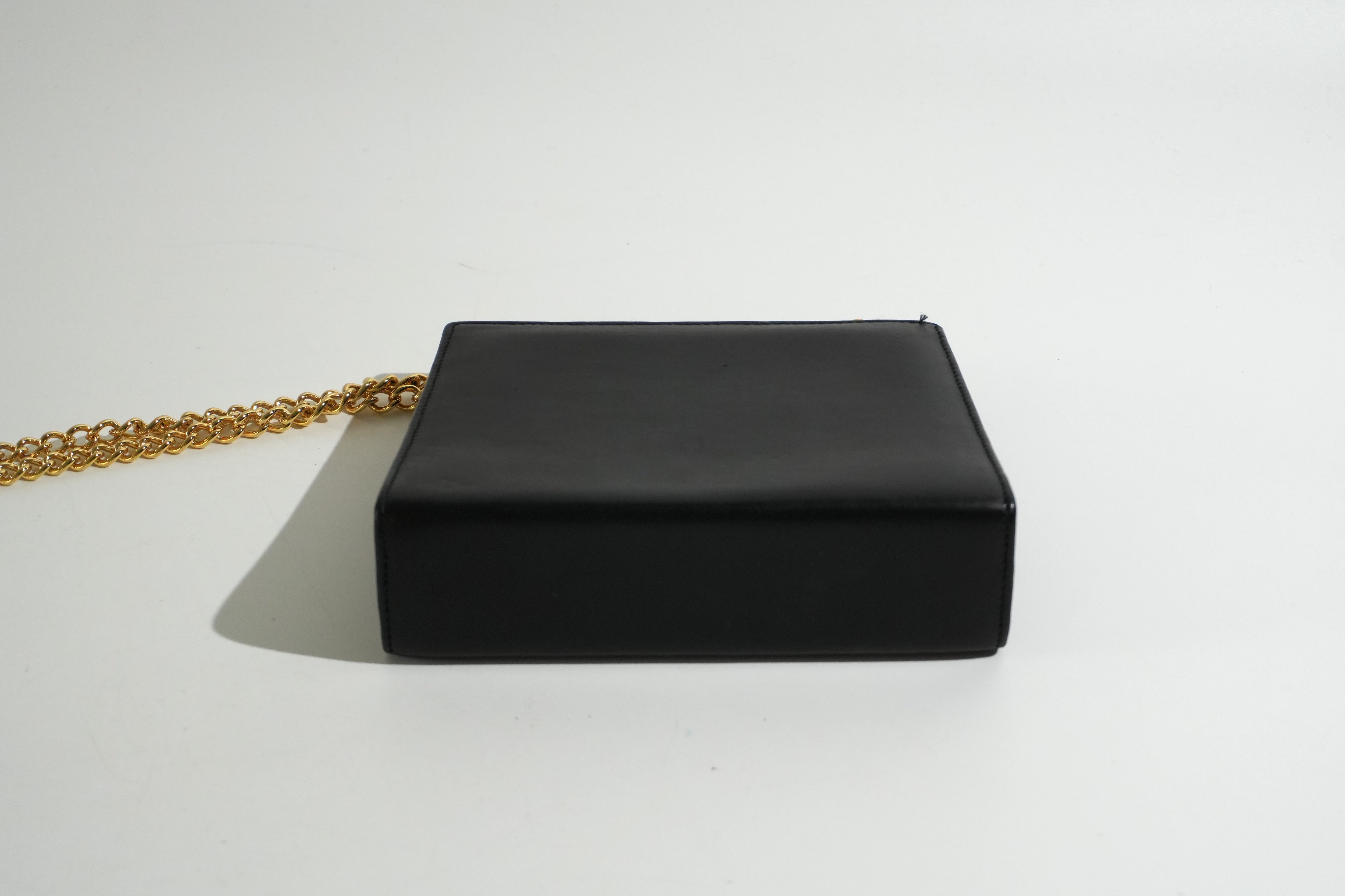 Pre-owned Ferragamo Chain Shoulder Bag Blue