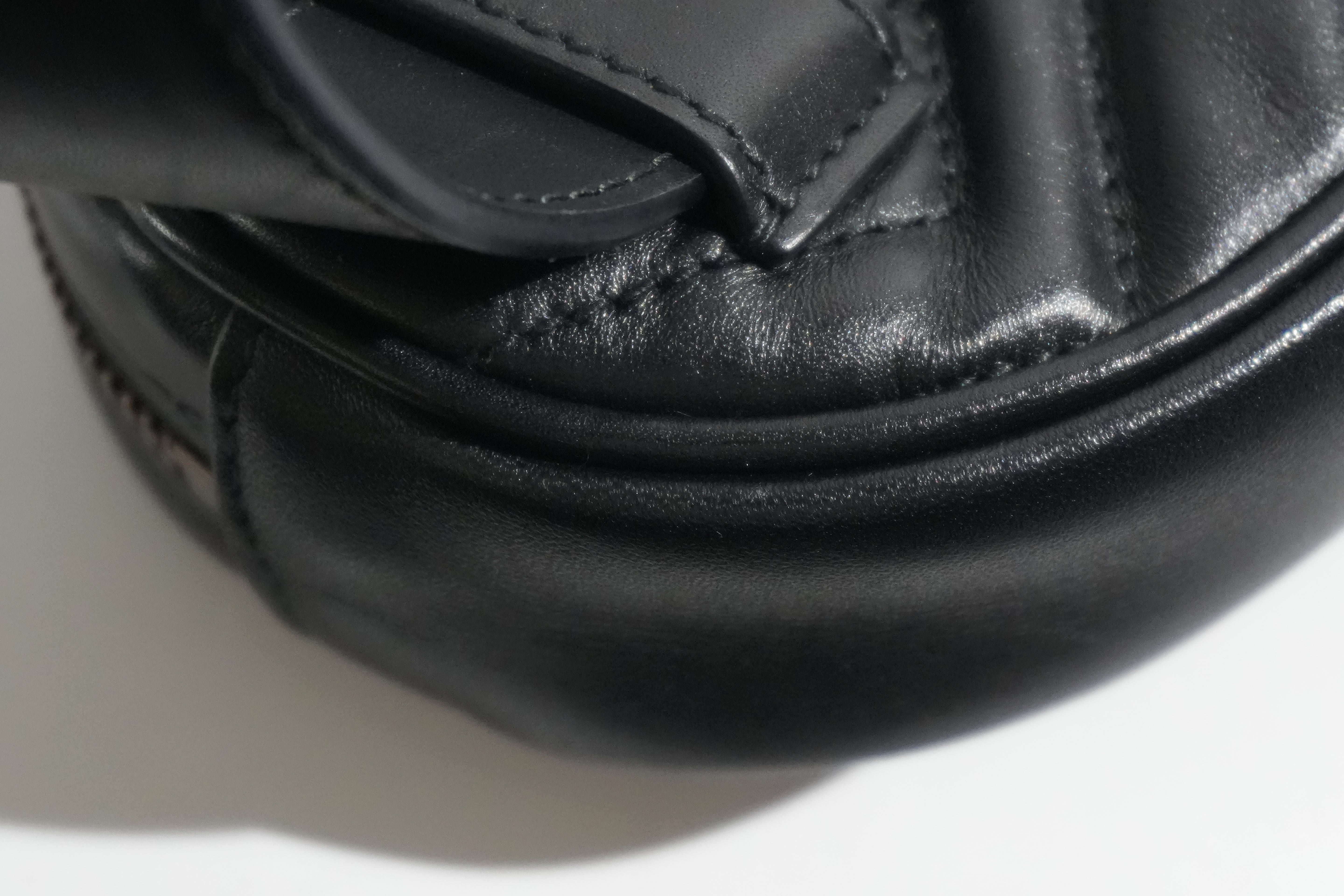 Pre-owned Gucci Marmont Belt Bag Size 85 Black