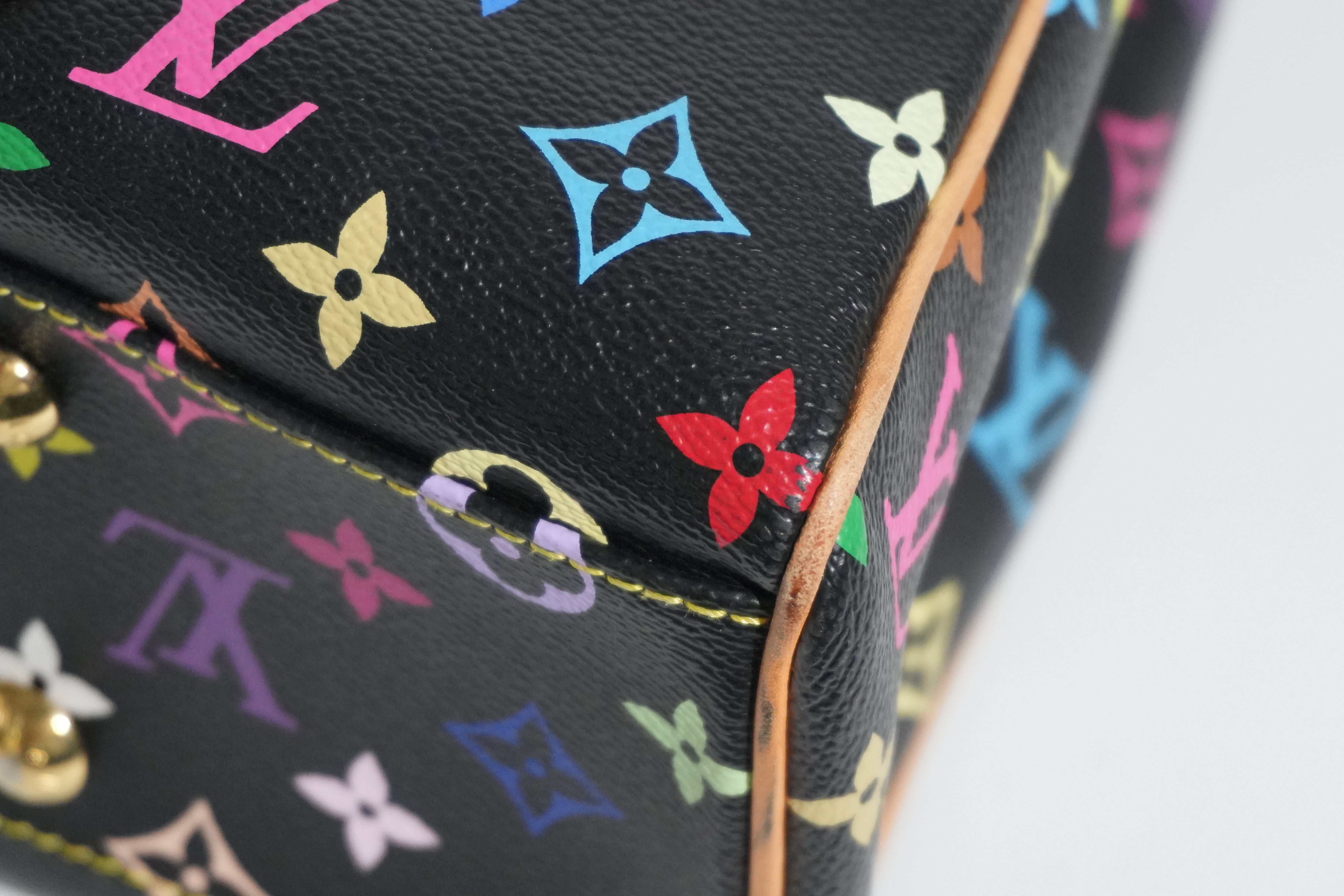 Pre-owned Louis Vuitton Multicolor Aurelia MM Tote Bag Black