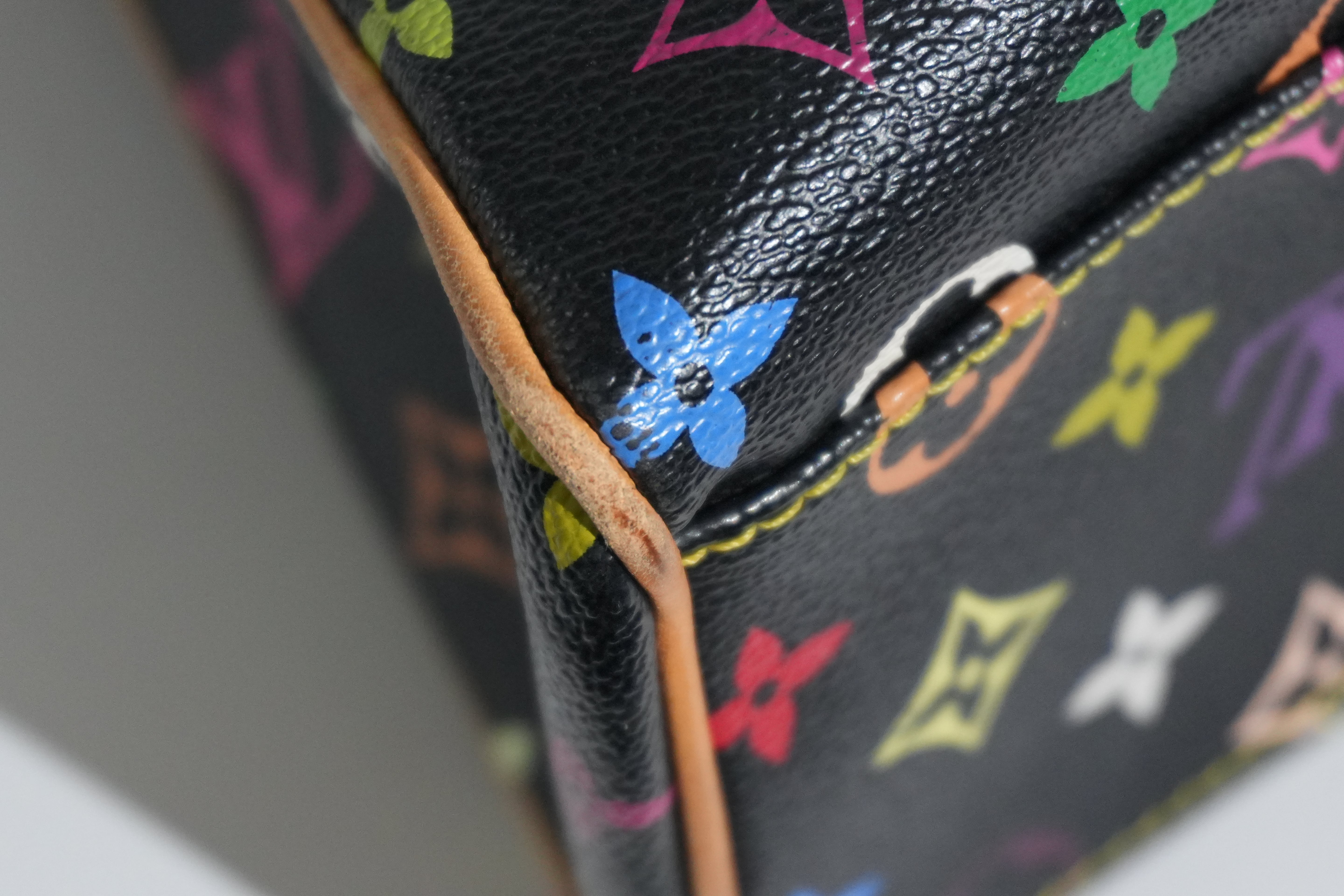 Pre-owned Louis Vuitton Multicolor Aurelia MM Tote Bag Black
