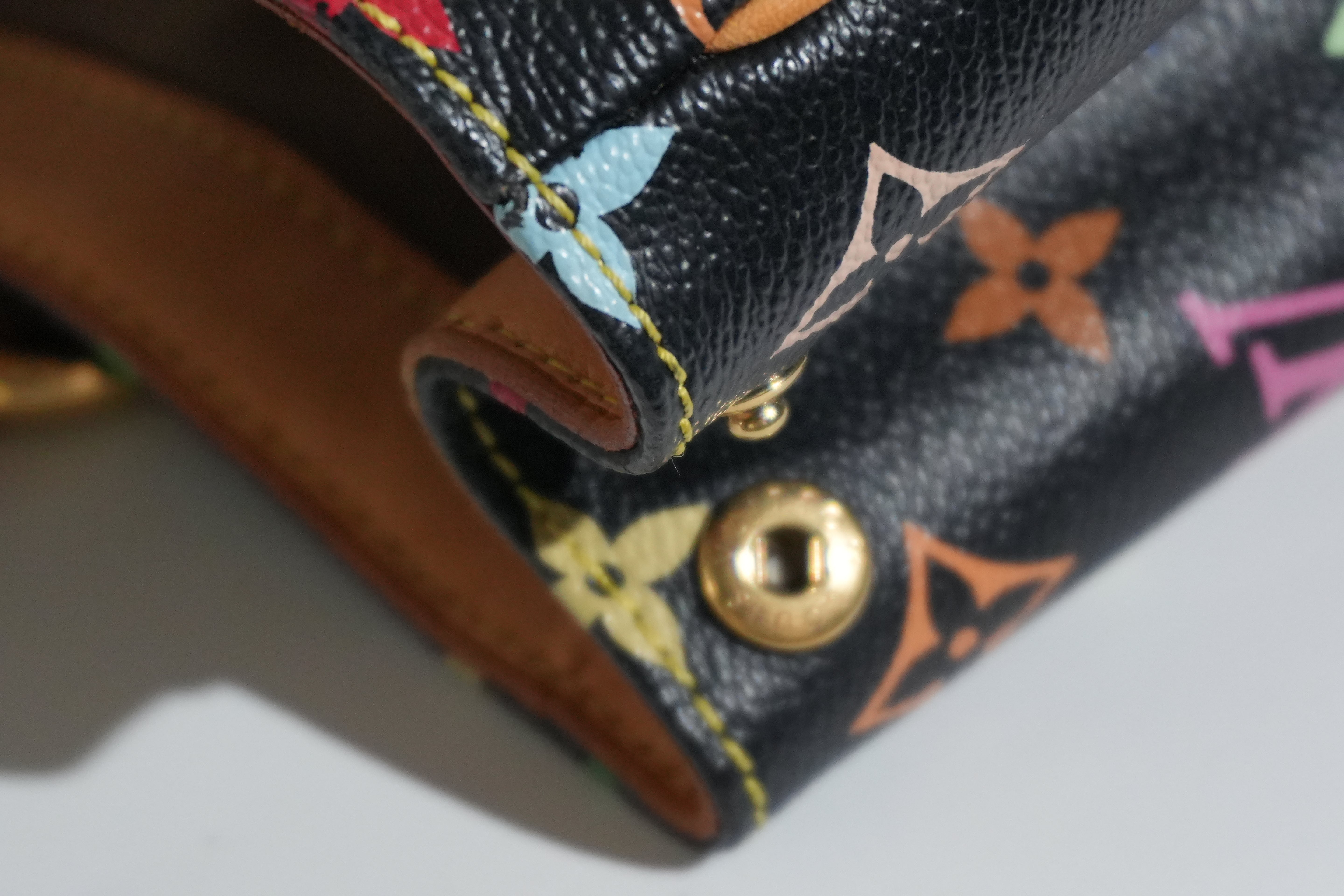 Pre-owned Louis Vuitton Multicolor Aurelia MM Tote Bag Black