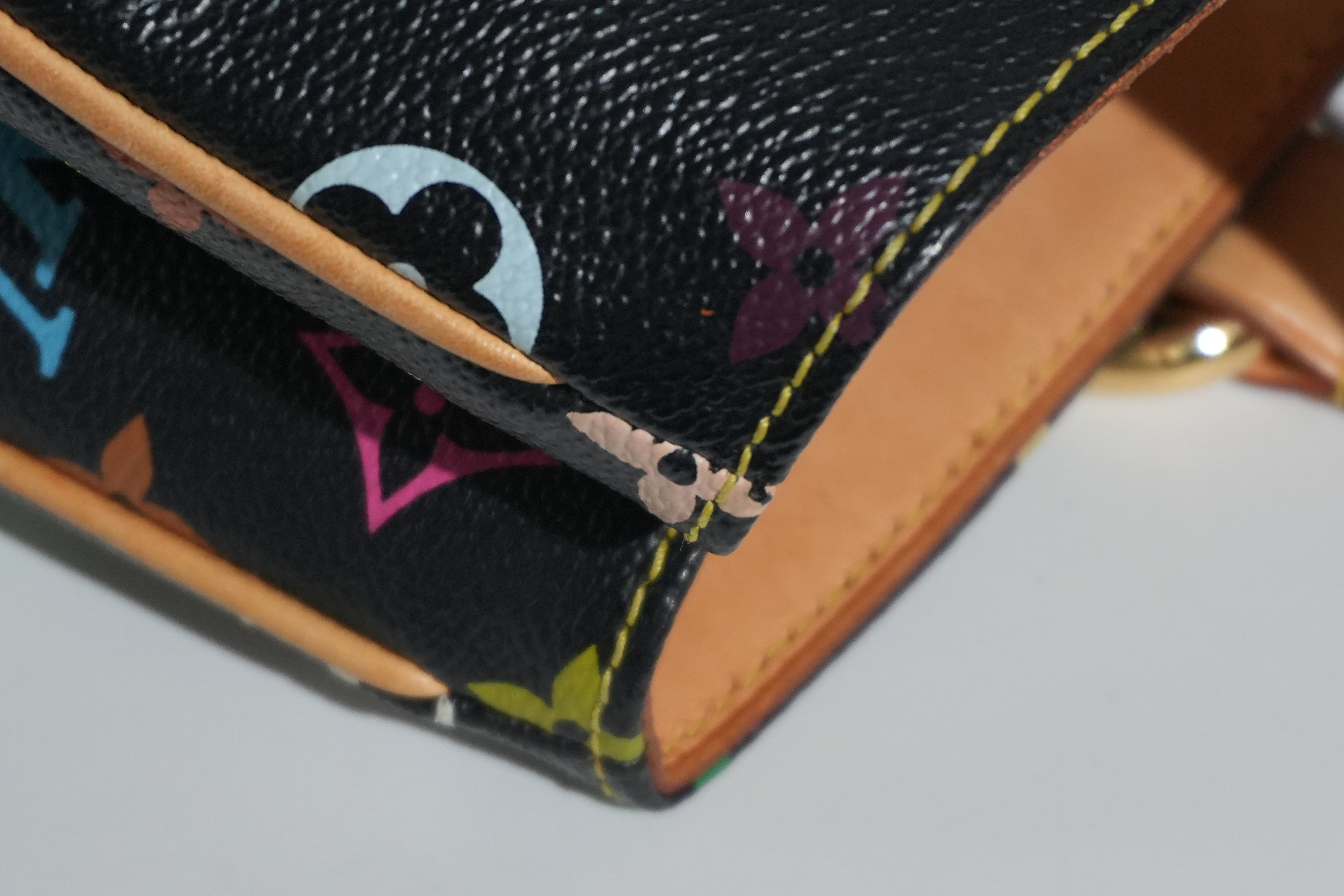 Pre-owned Louis Vuitton Multicolor Aurelia MM Tote Bag Black