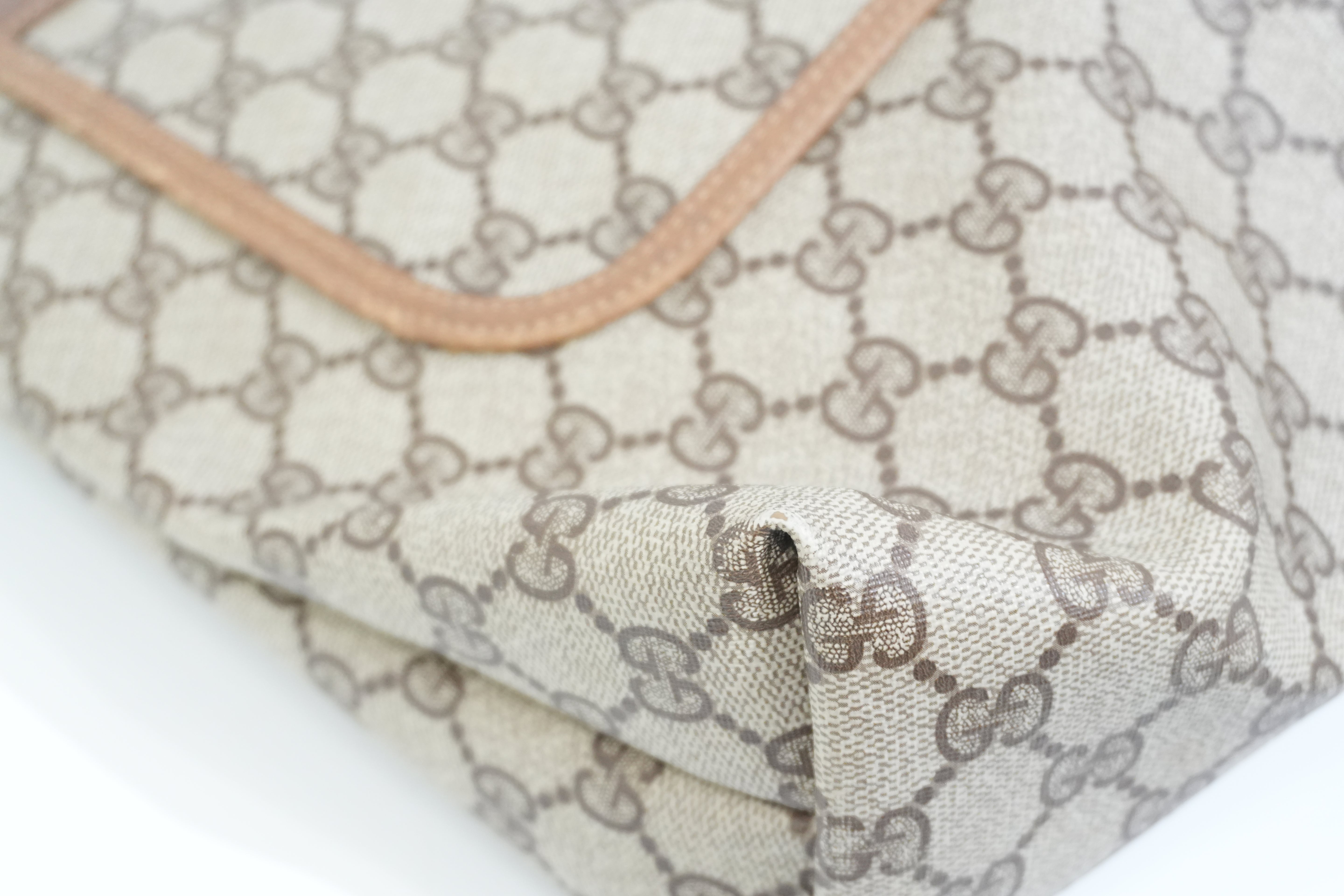 Pre-owned Gucci Ophidia Tote Bag Brown