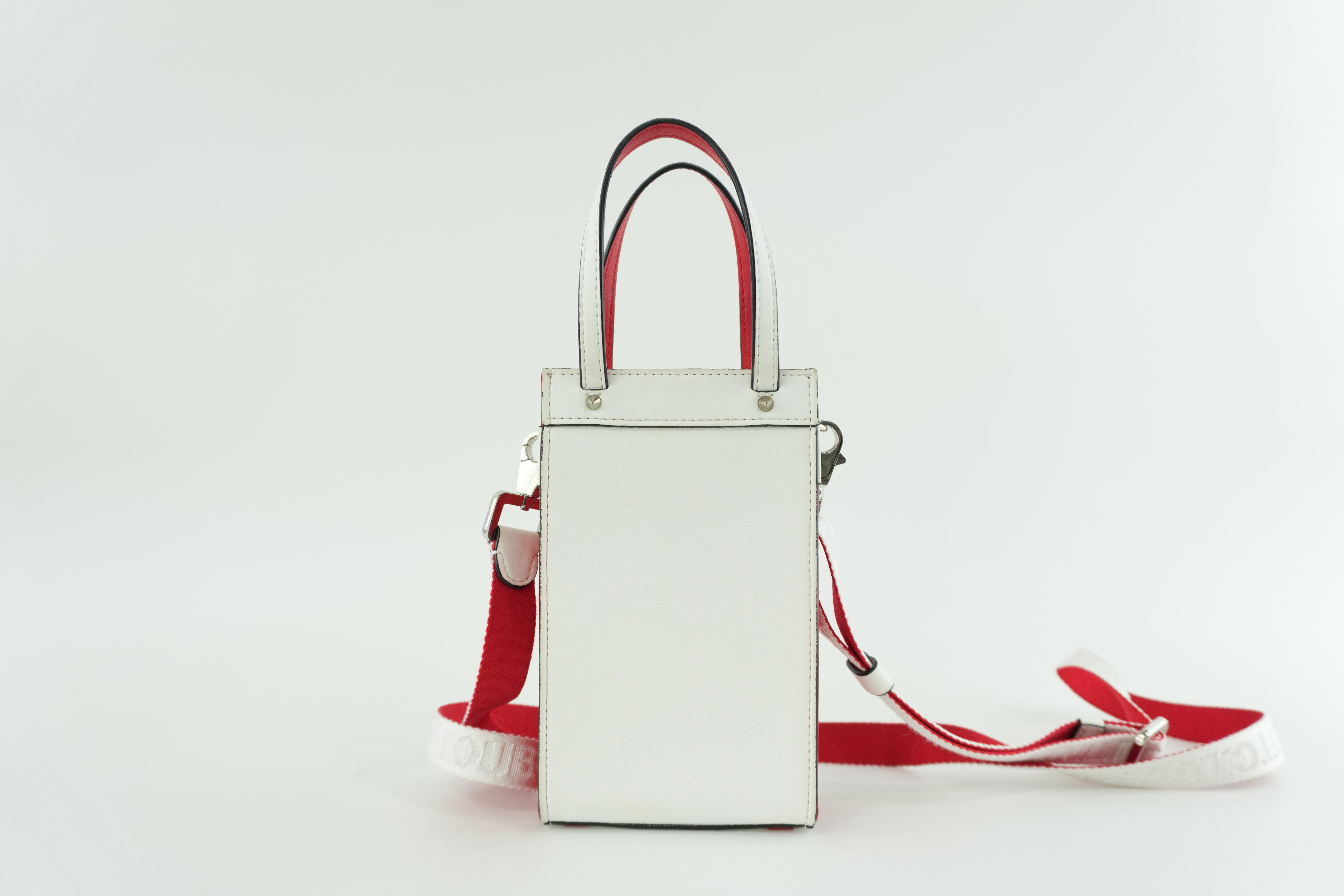 Christian Louboutin Two Way Shoulder Bag White Used
