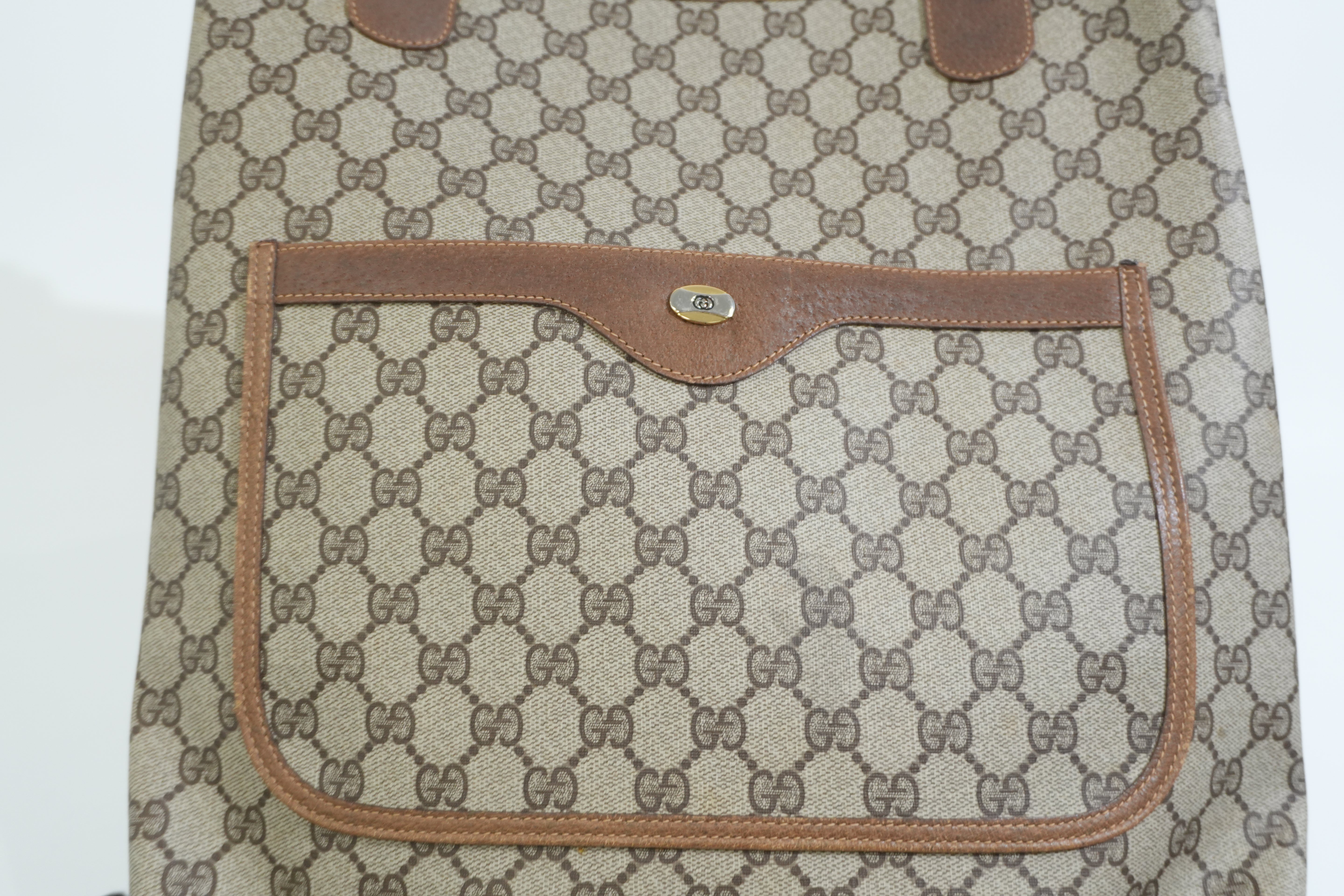 Pre-owned Gucci Ophidia Tote Bag Brown