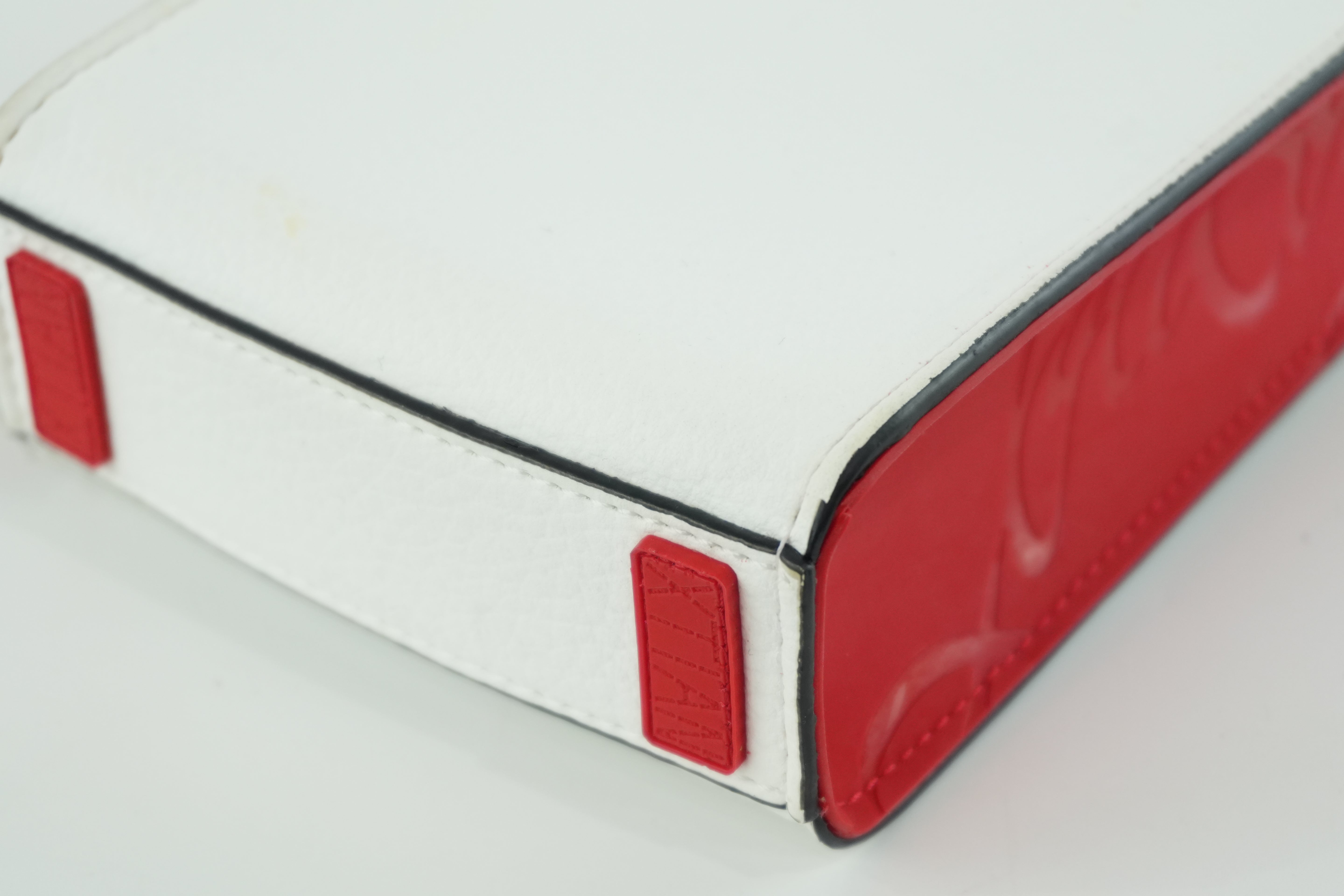 Christian Louboutin Two Way Shoulder Bag White Used