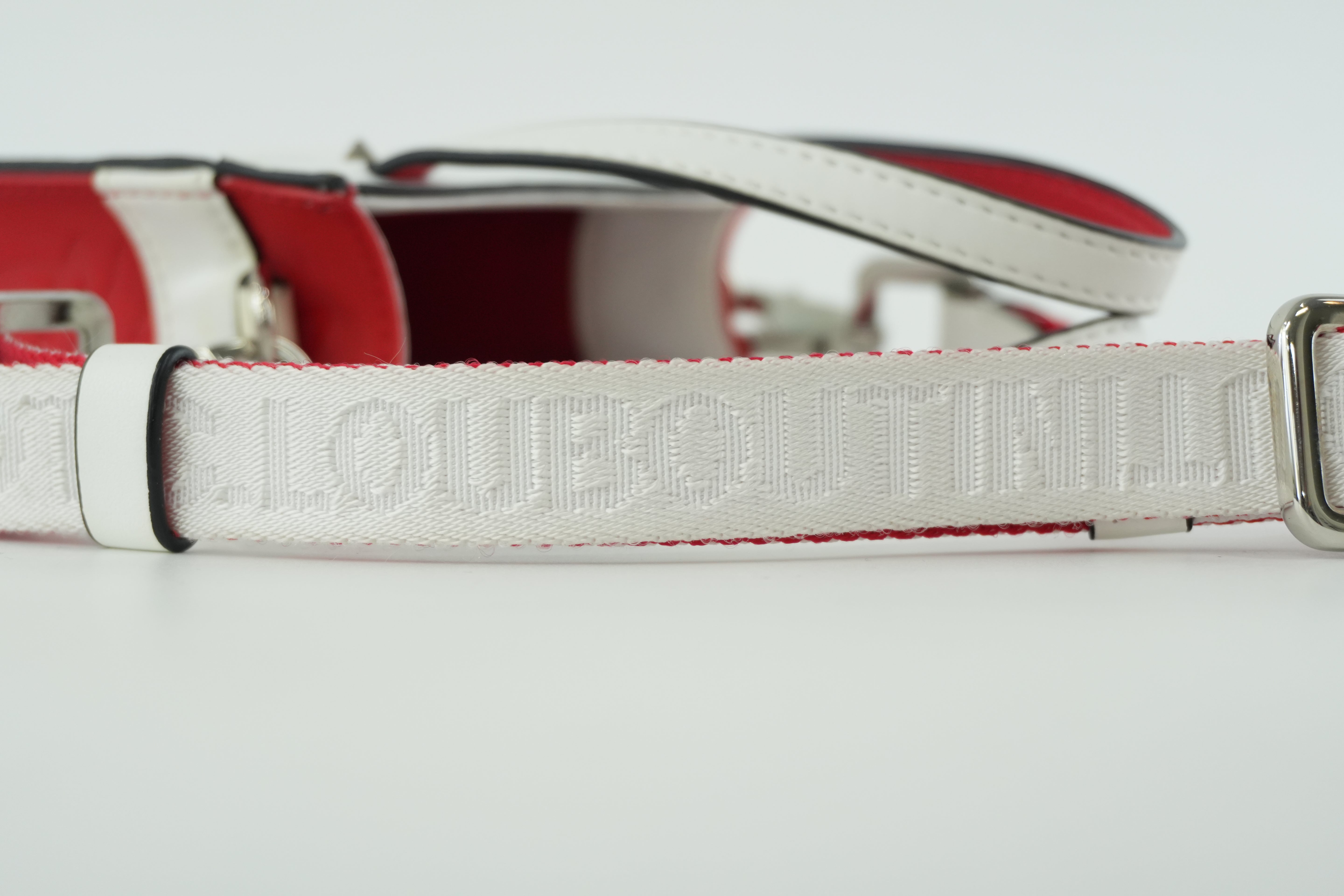 Christian Louboutin Two Way Shoulder Bag White Used