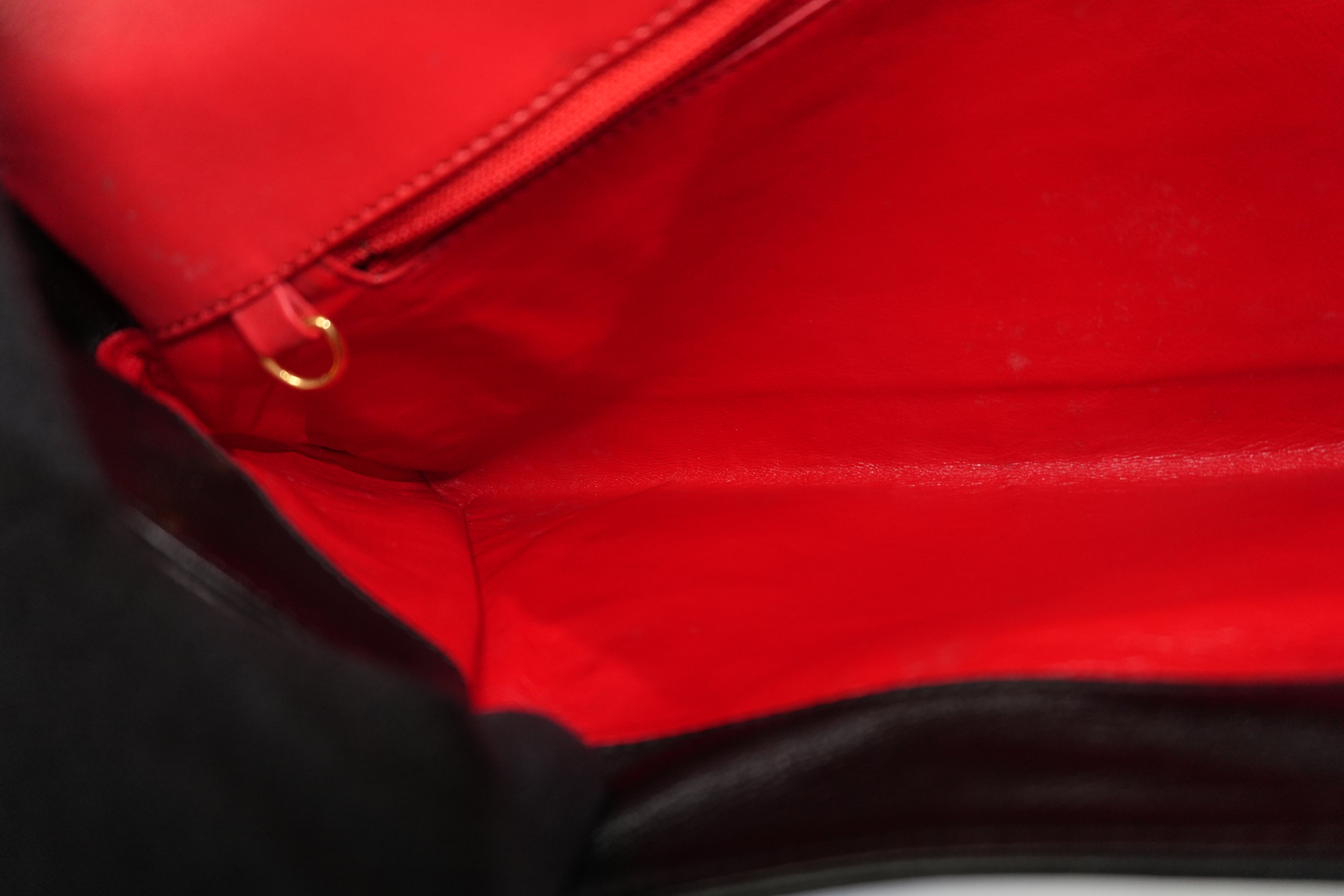 Pre-owned Cartier Panthere Clutch Bag Black