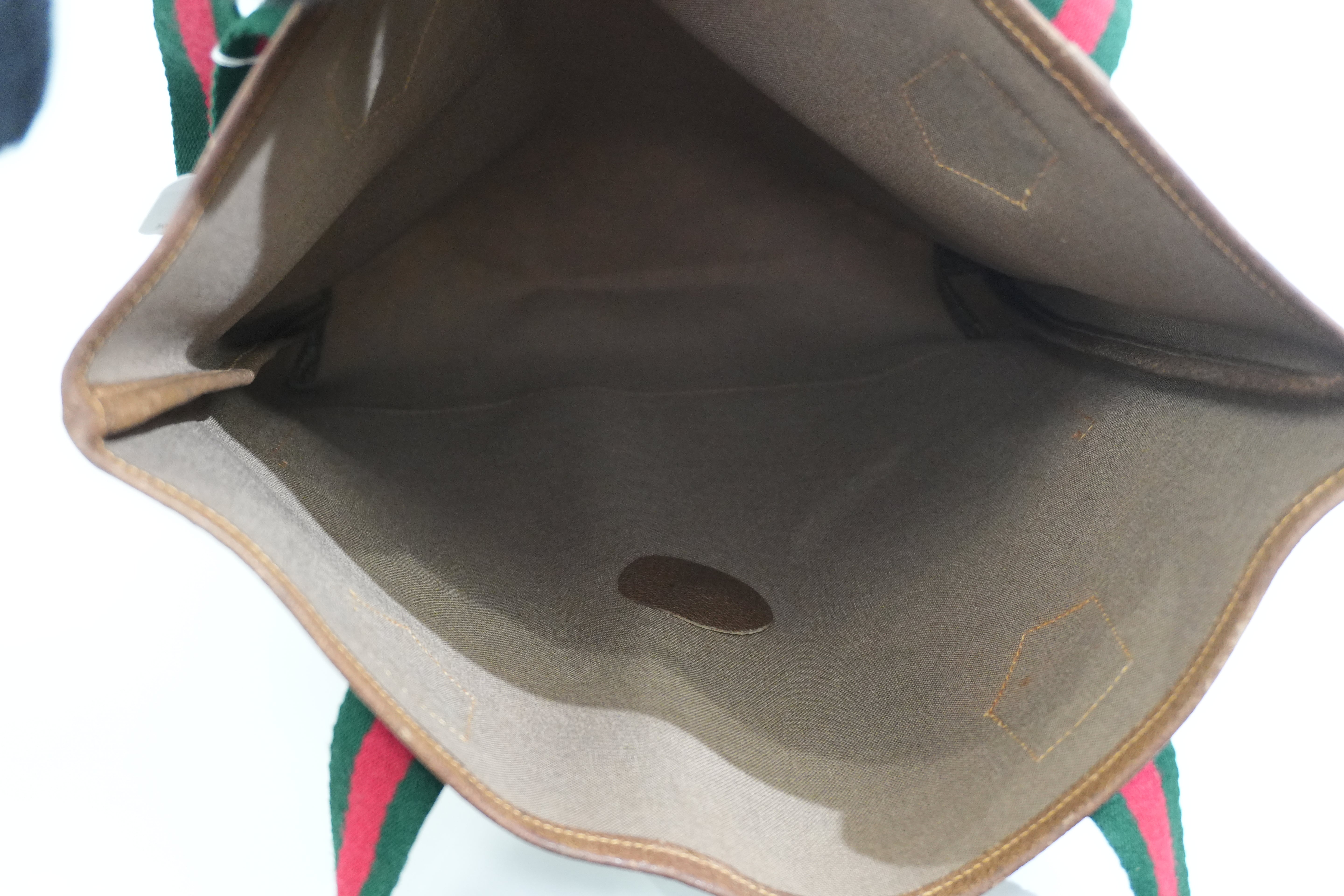 Pre-owned Gucci Plus Tote Bag Brown