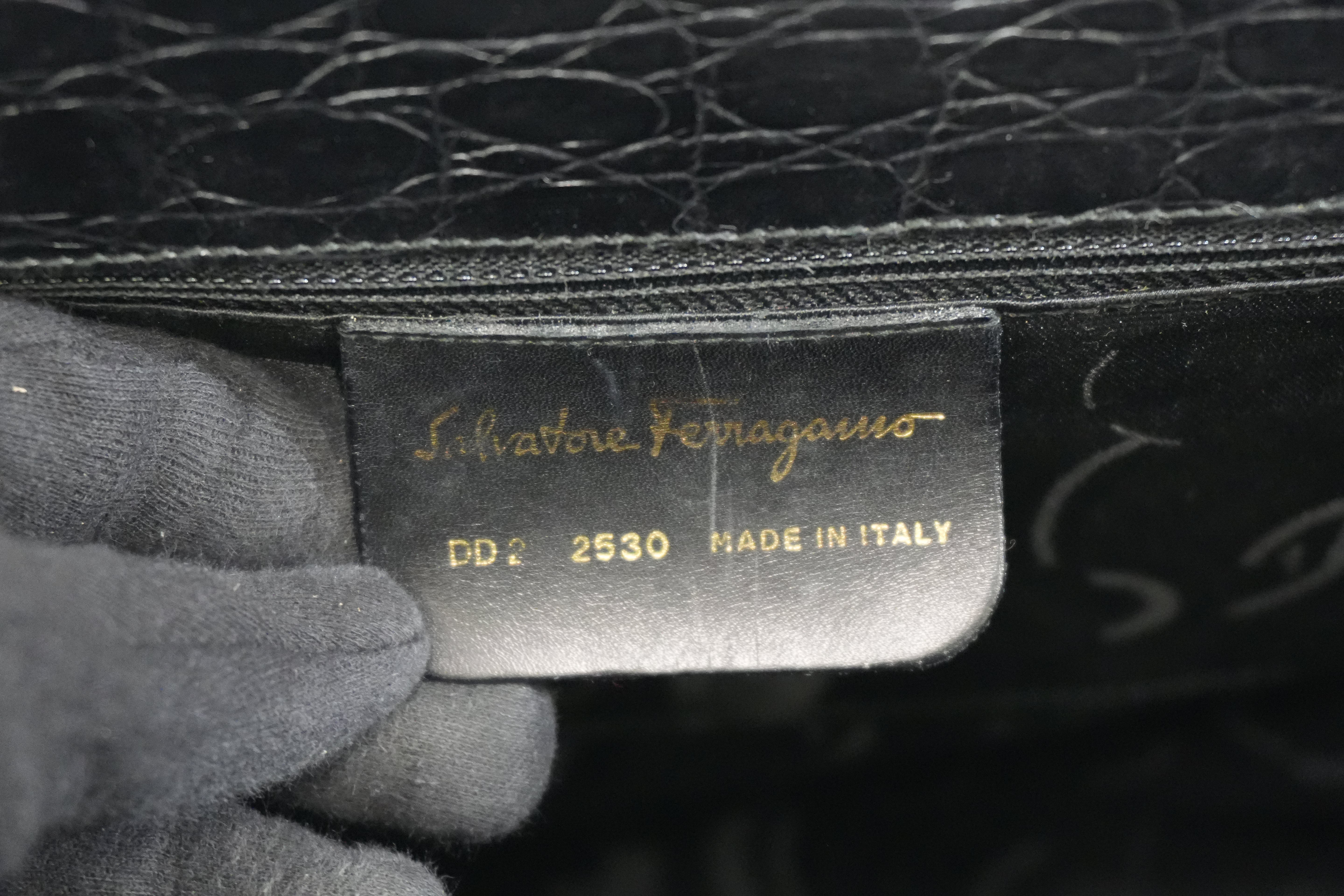Pre-owned Ferragamo Tote Bag Black