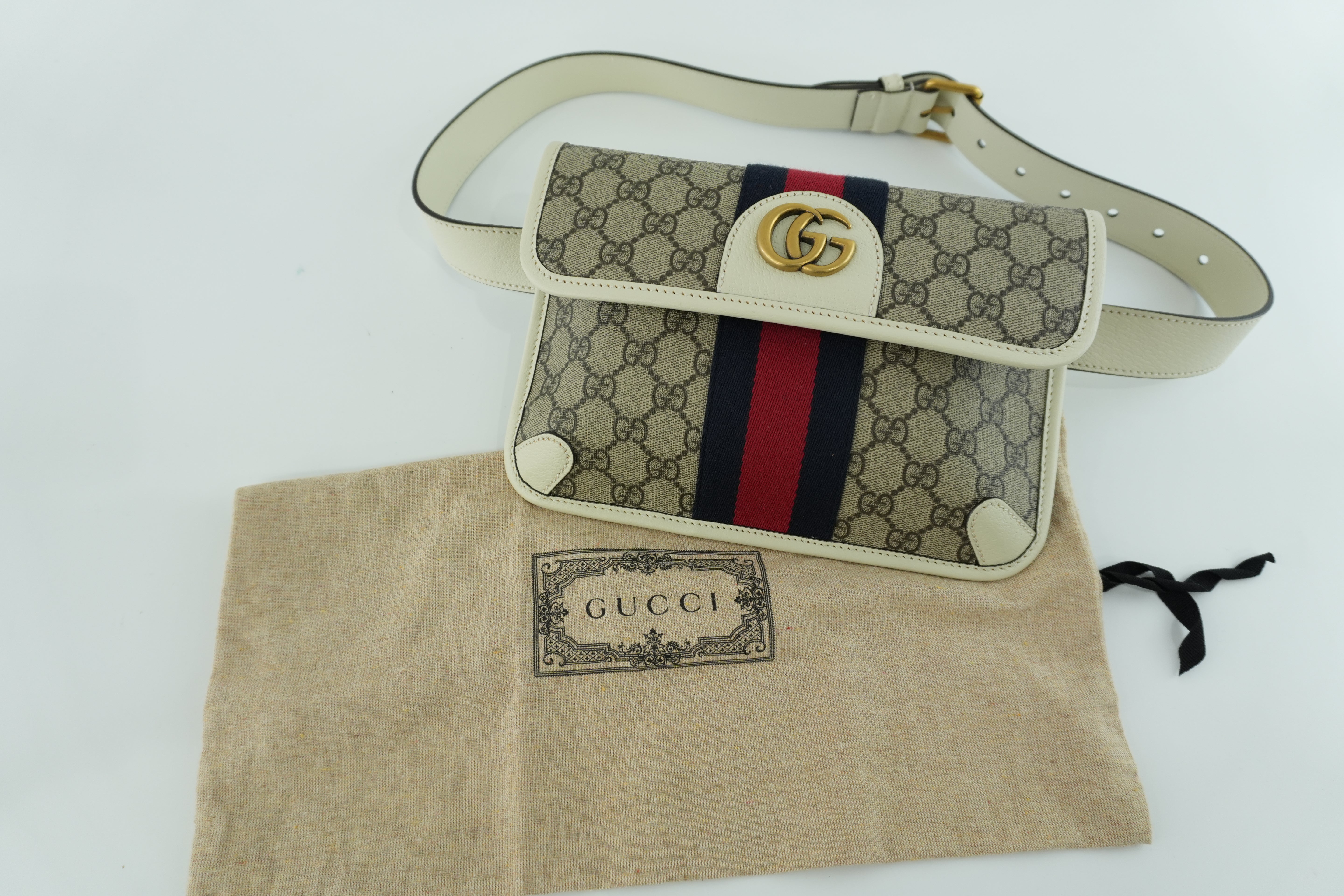Gucci Bum Bag White Used