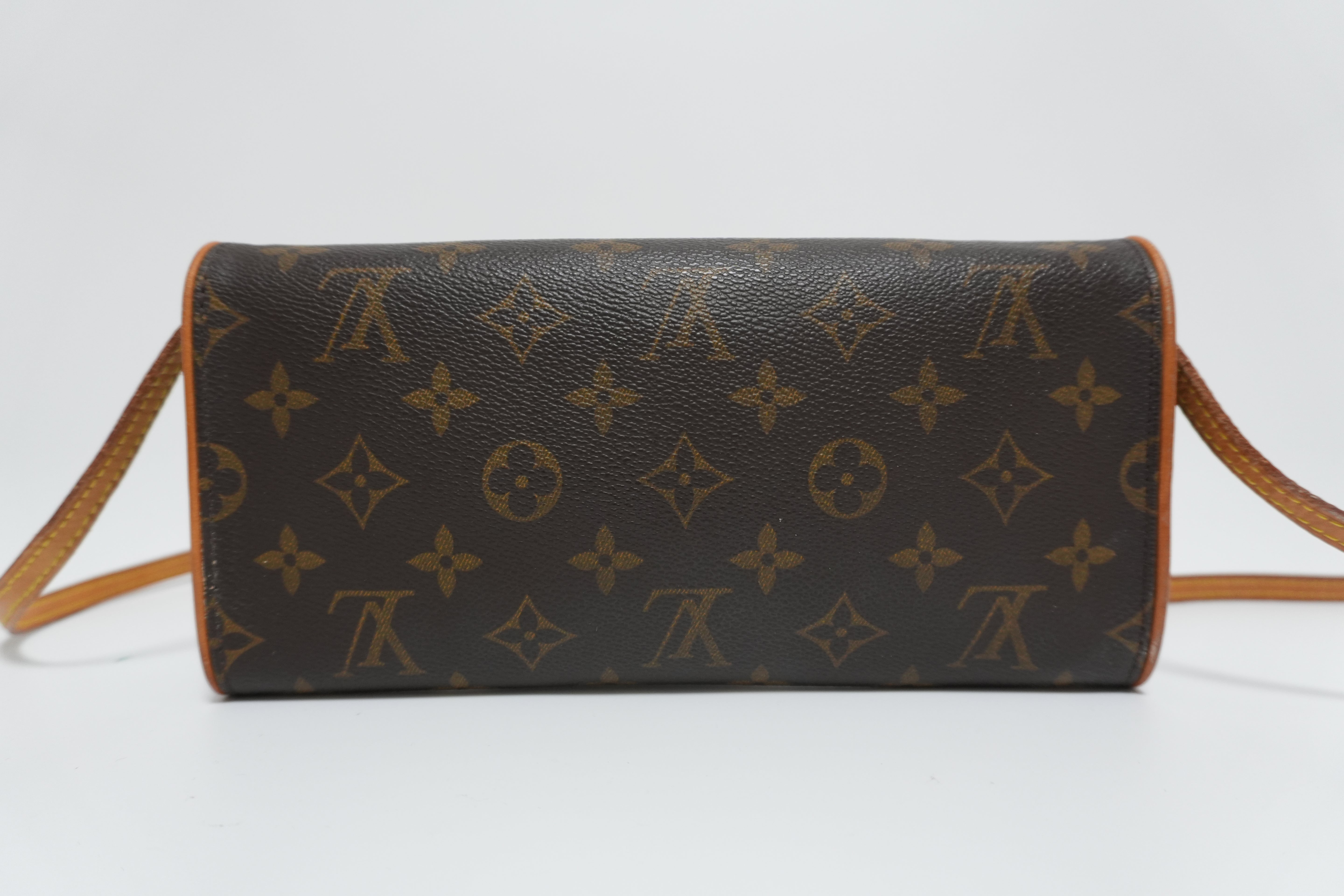 Louis Vuitton Monogram Twin Pochette GM Shoulder Bag Used