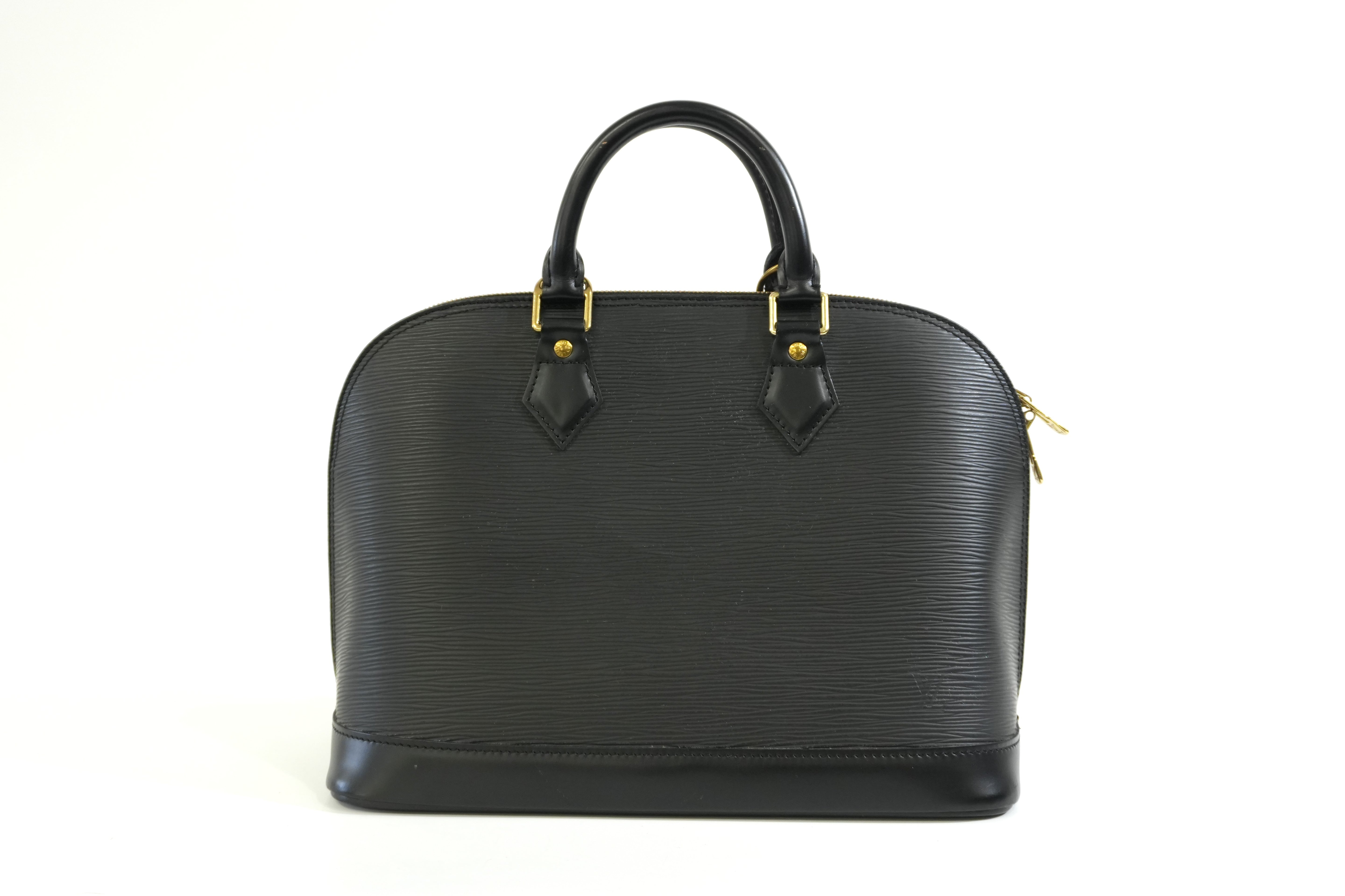 Pre-owned Louis Vuitton Alma PM Handbag Black