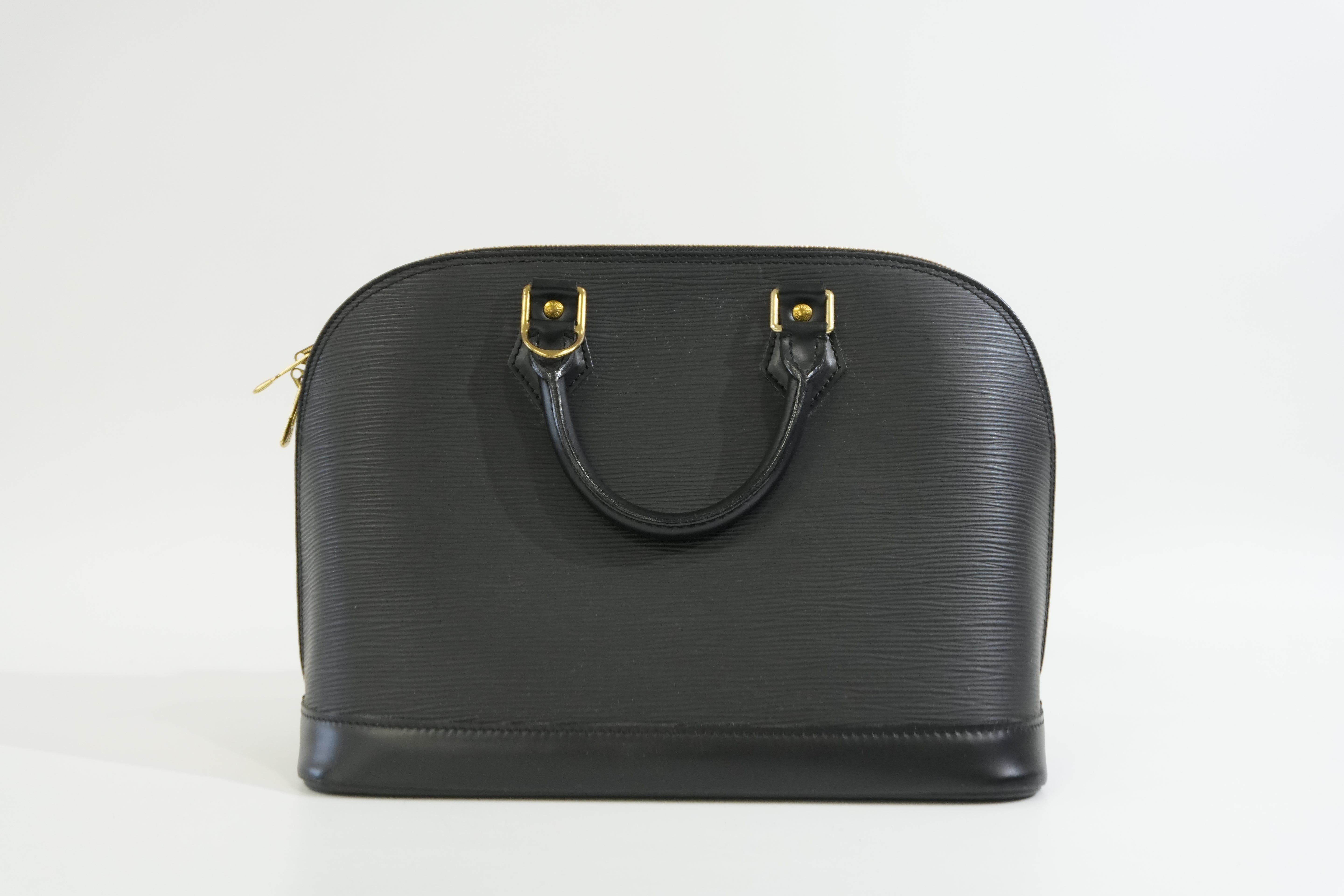 Pre-owned Louis Vuitton Alma PM Handbag Black
