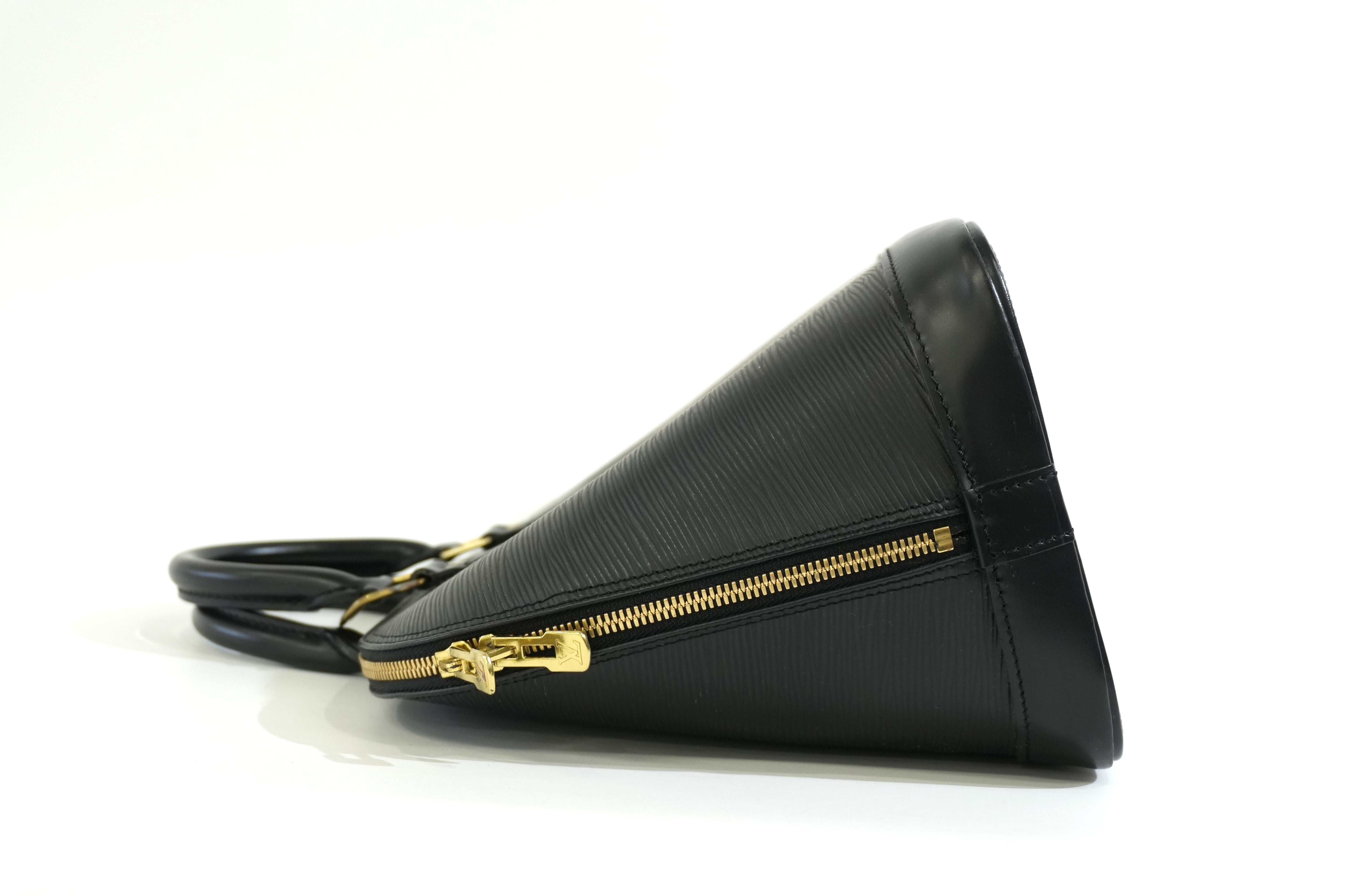 Pre-owned Louis Vuitton Alma PM Handbag Black