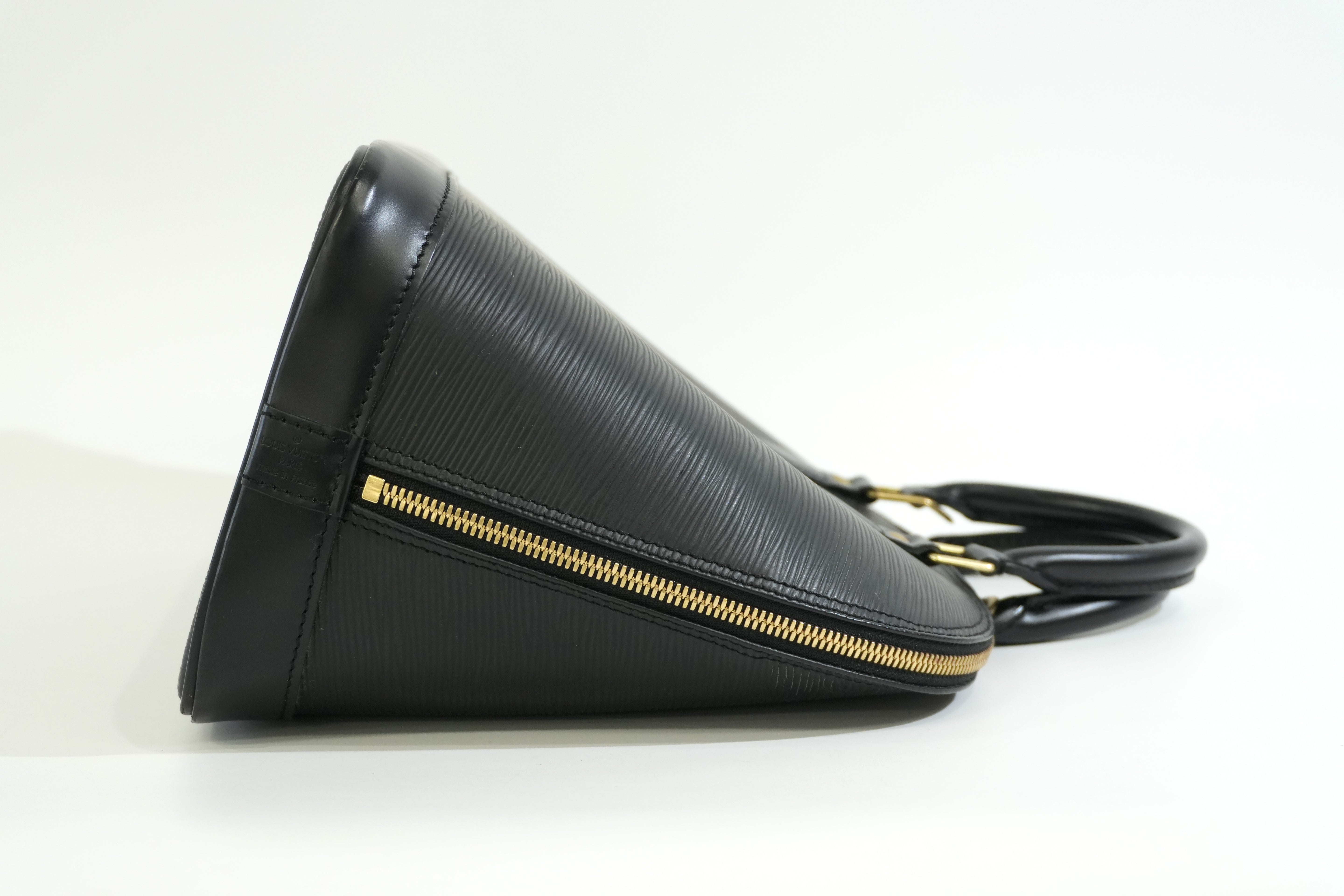 Pre-owned Louis Vuitton Alma PM Handbag Black