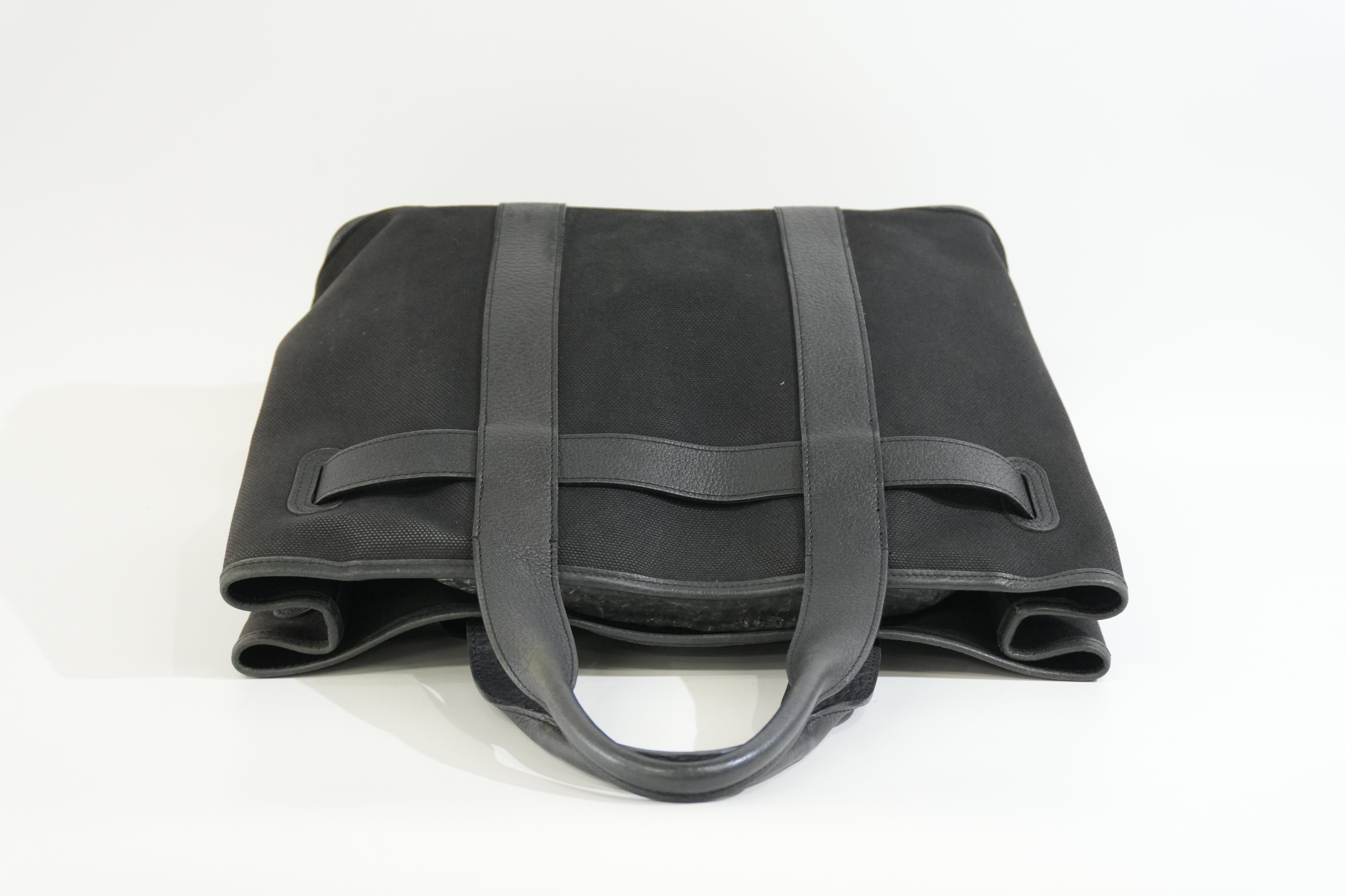 Pre-owned Hermes Petite Ceinture Tote Bag Black