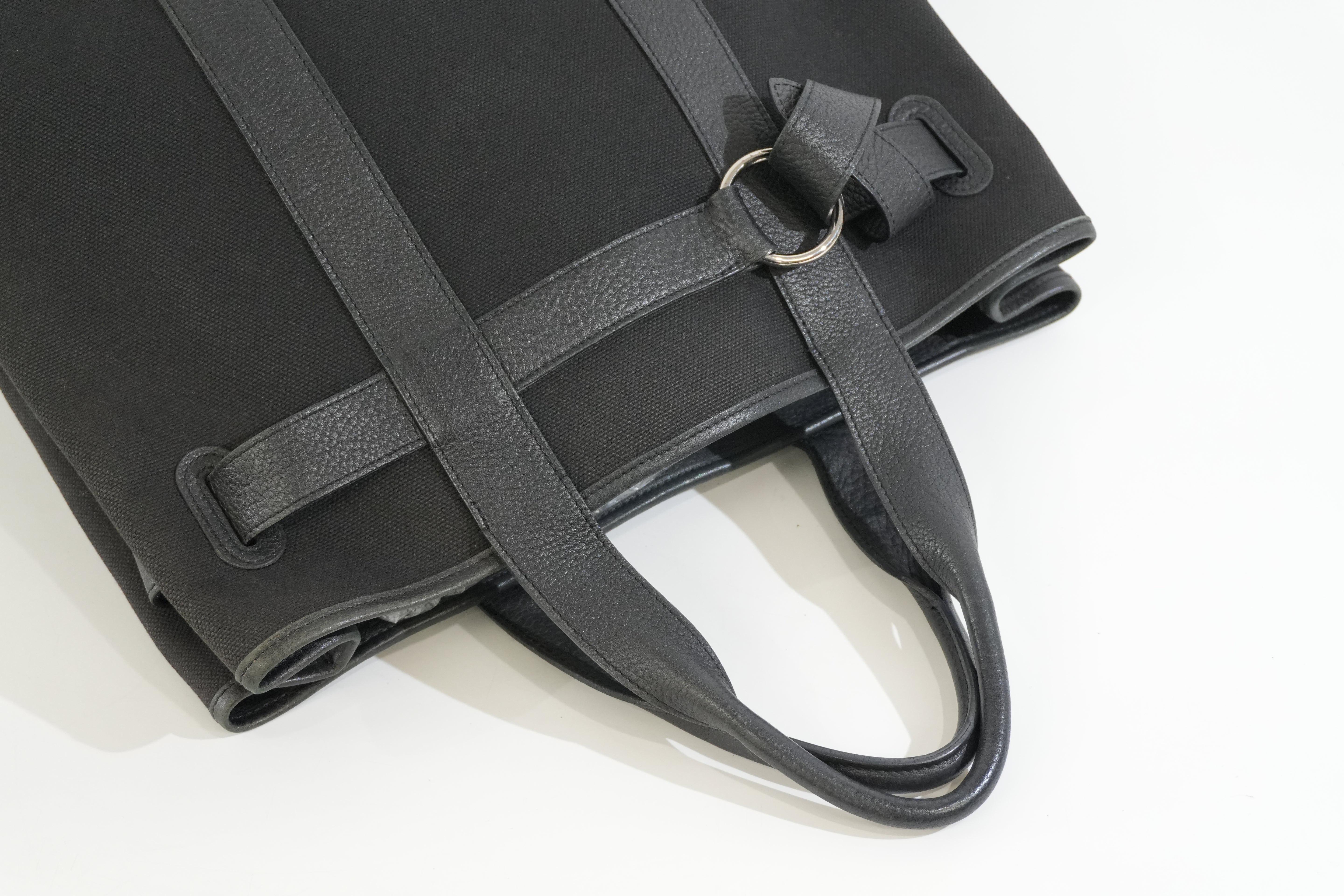 Pre-owned Hermes Petite Ceinture Tote Bag Black