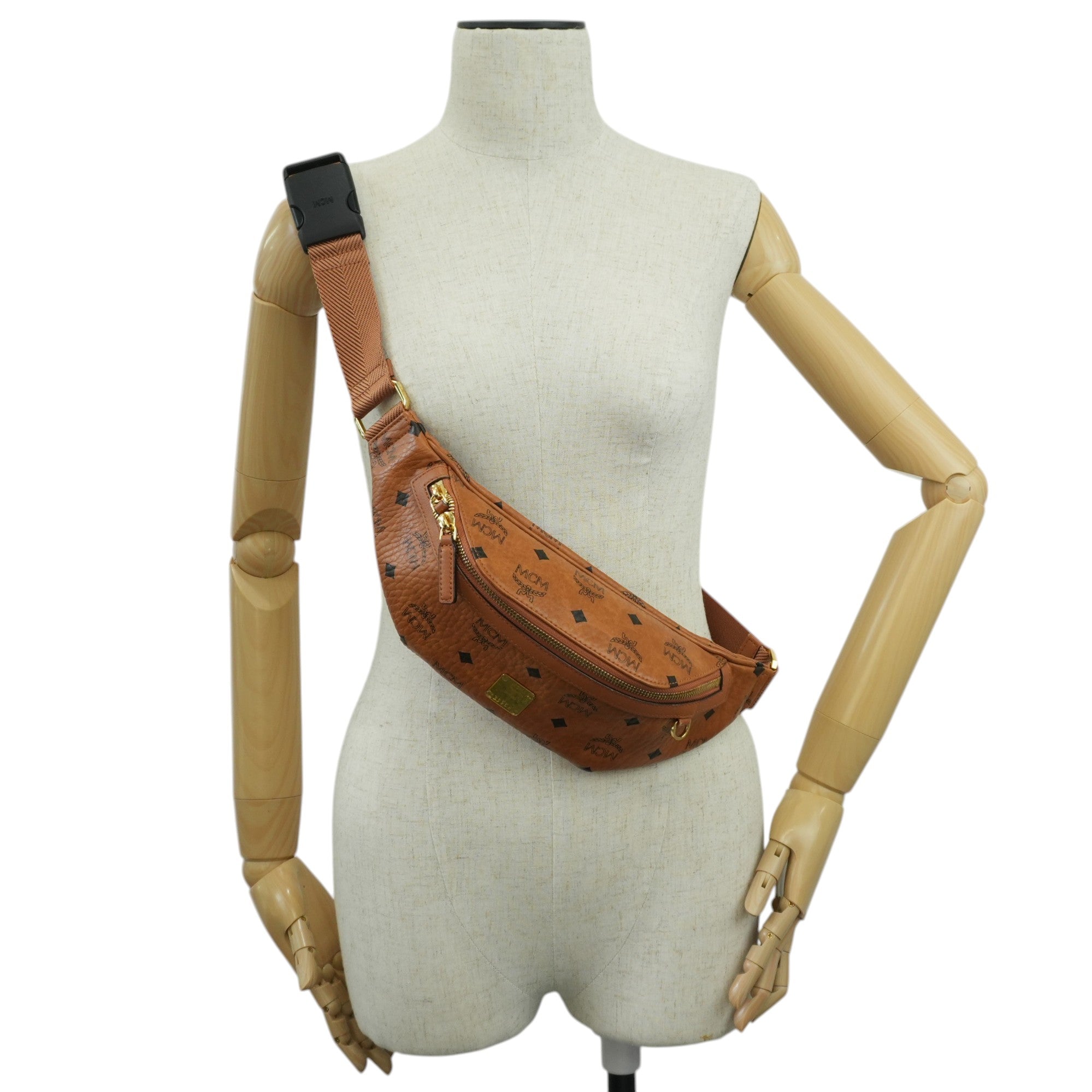 MCM Waist Bag Cognac Used