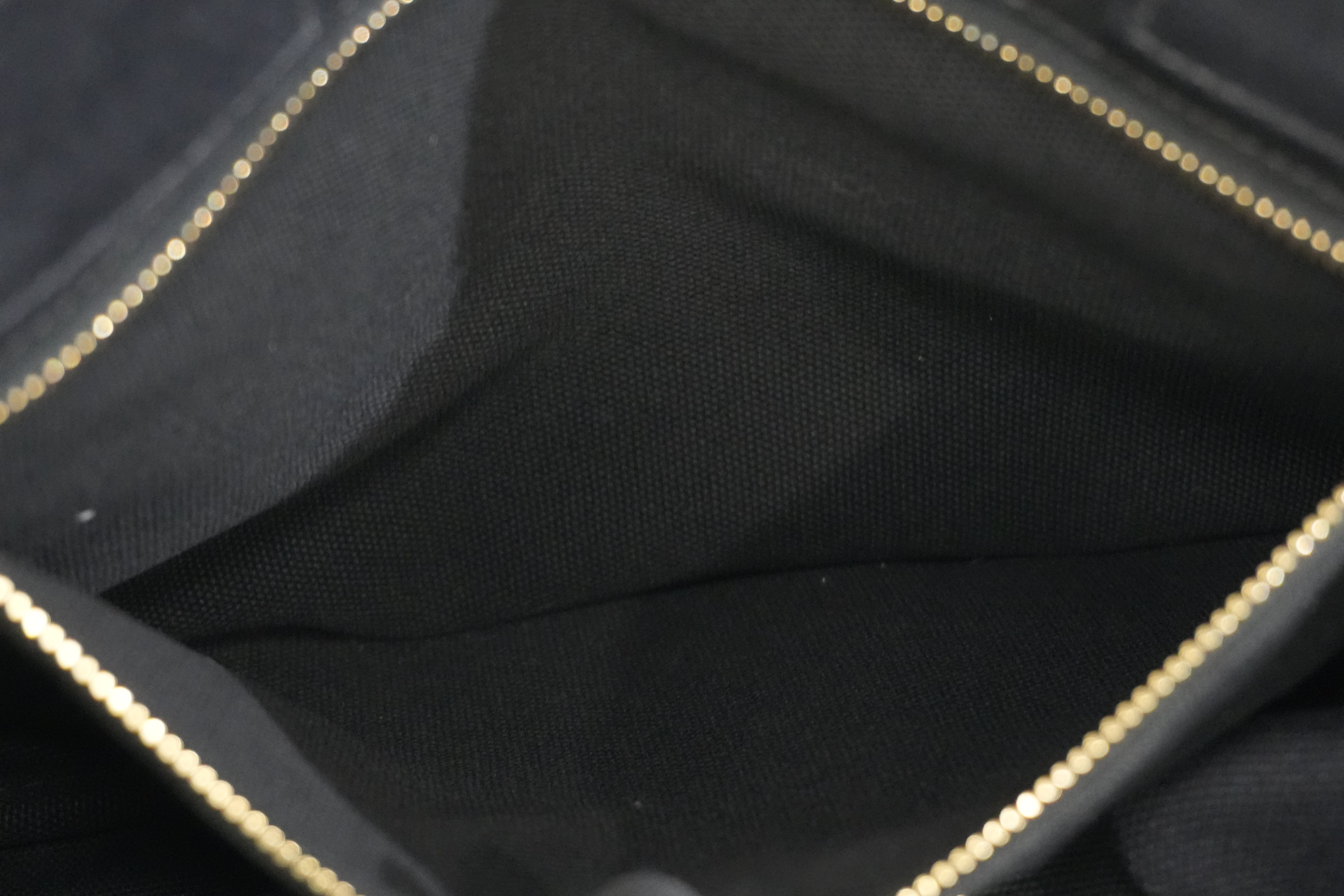 Pre-owned Prada Canapa Enil Tan Handbag Black