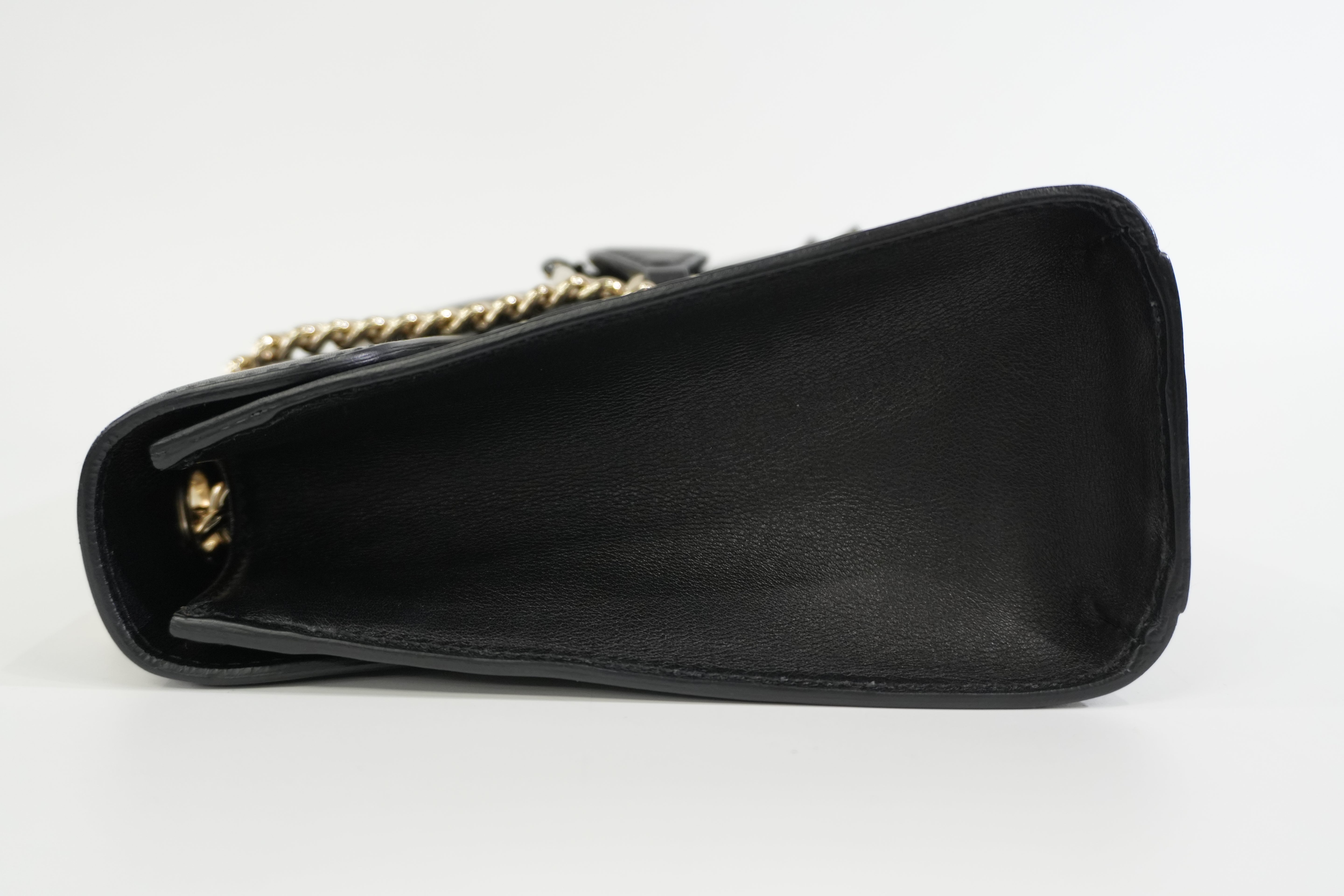 Pre-owned Gucci Emily Chain Shoulder Bag Black