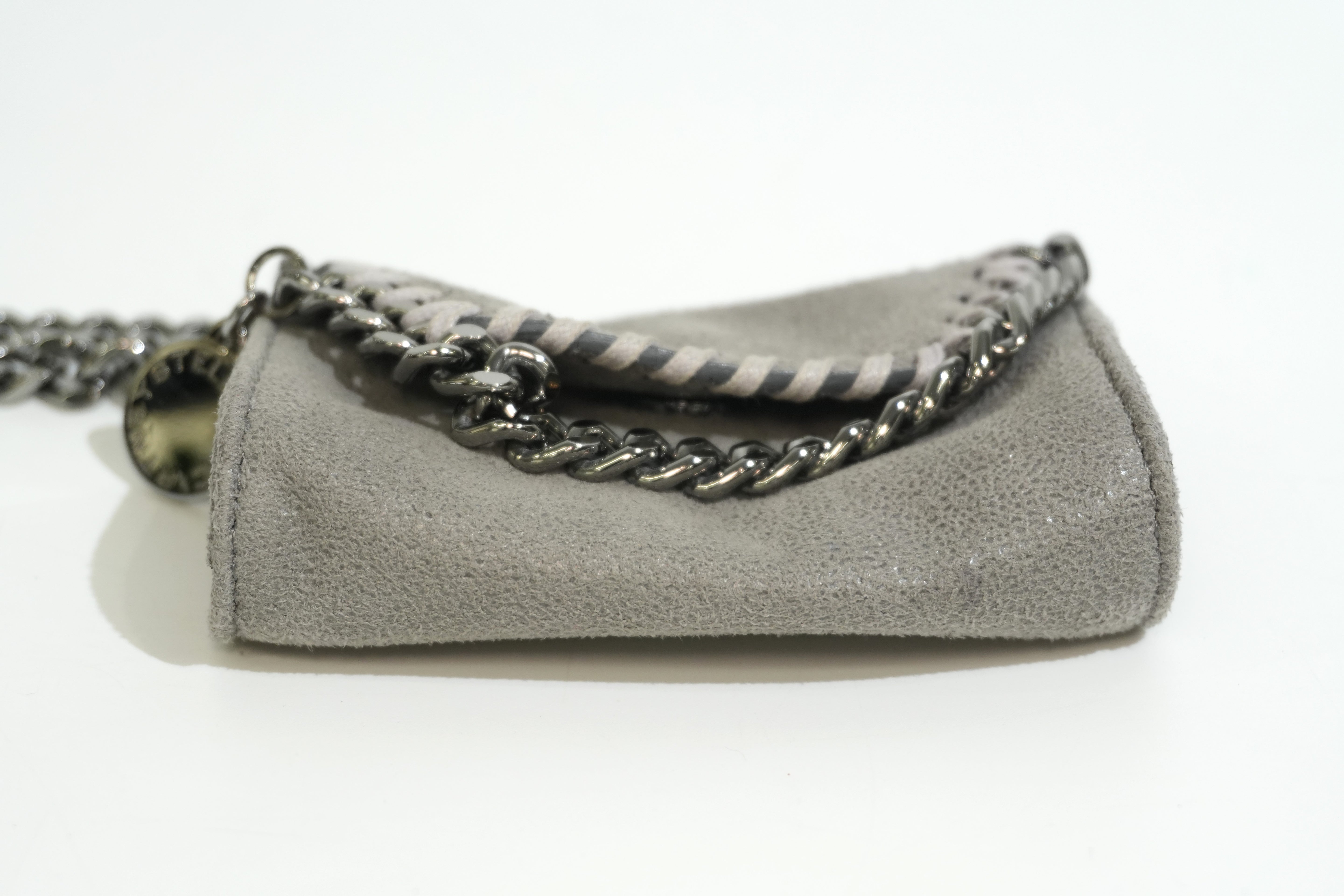 Pre-owned Stella McCartney Chain Shoulder Bag Gray