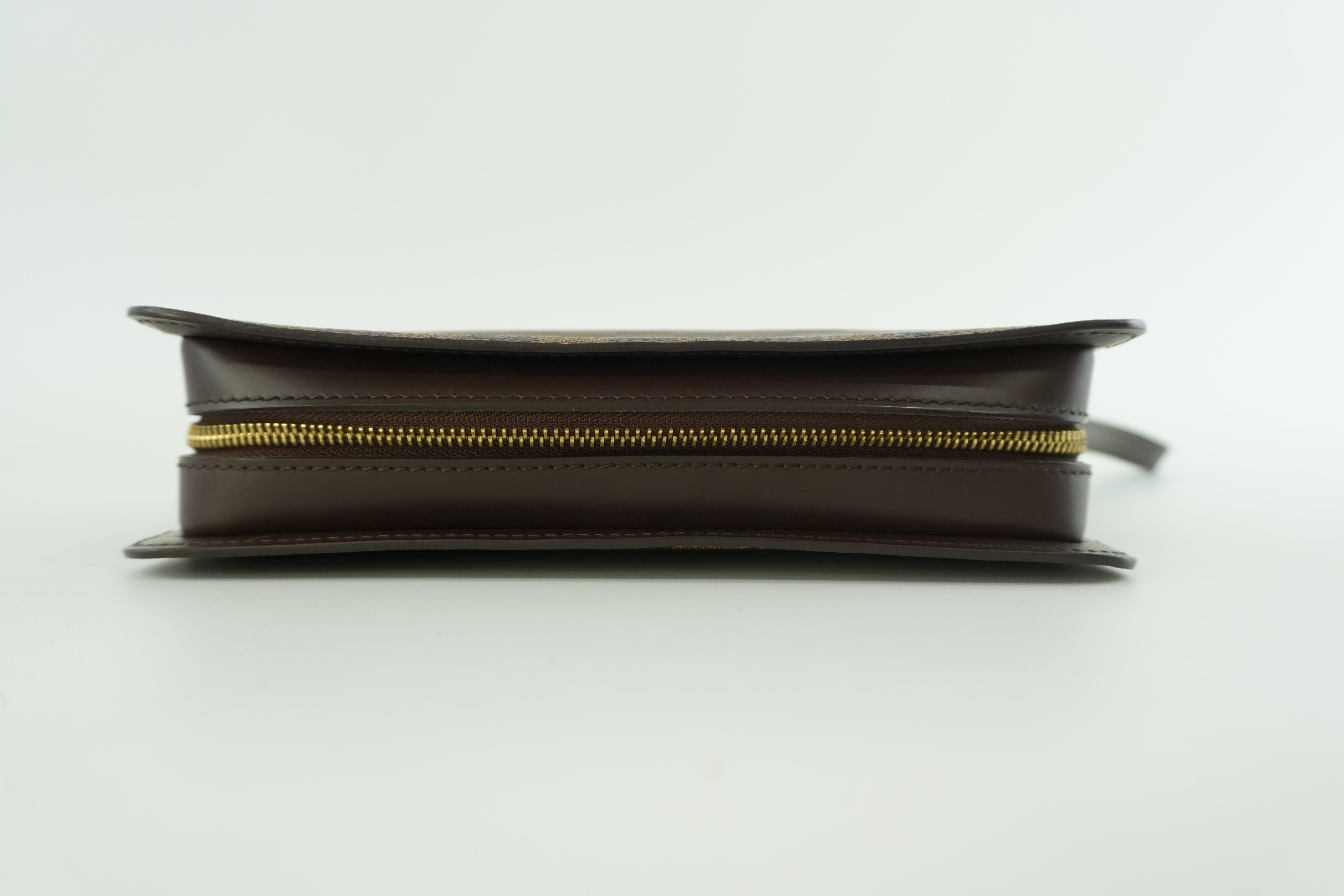 Pre-owned Louis Vuitton Damier Ebene Saint Louis Clutch Bag