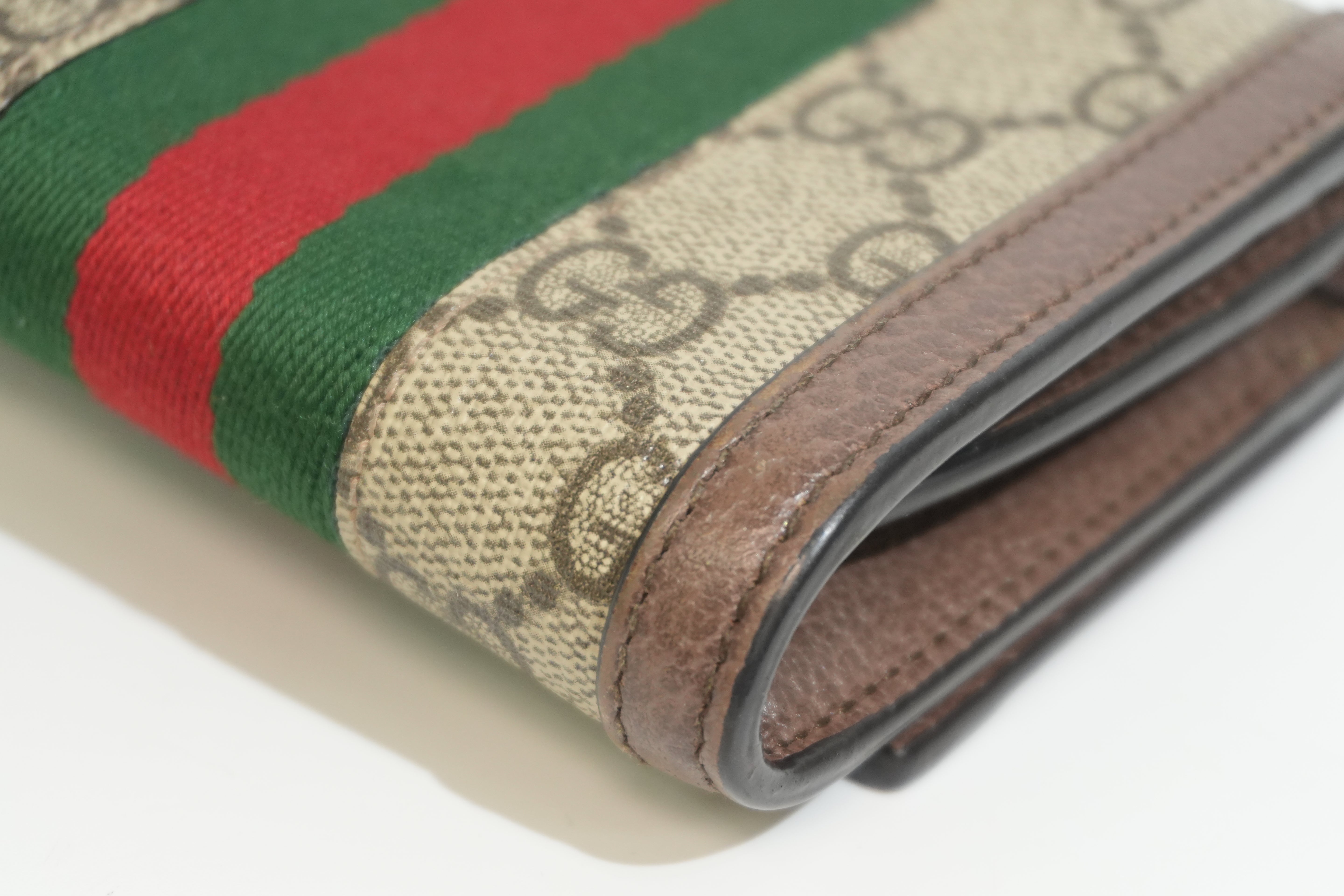 Pre-owned Gucci Ophidia Compact Wallet