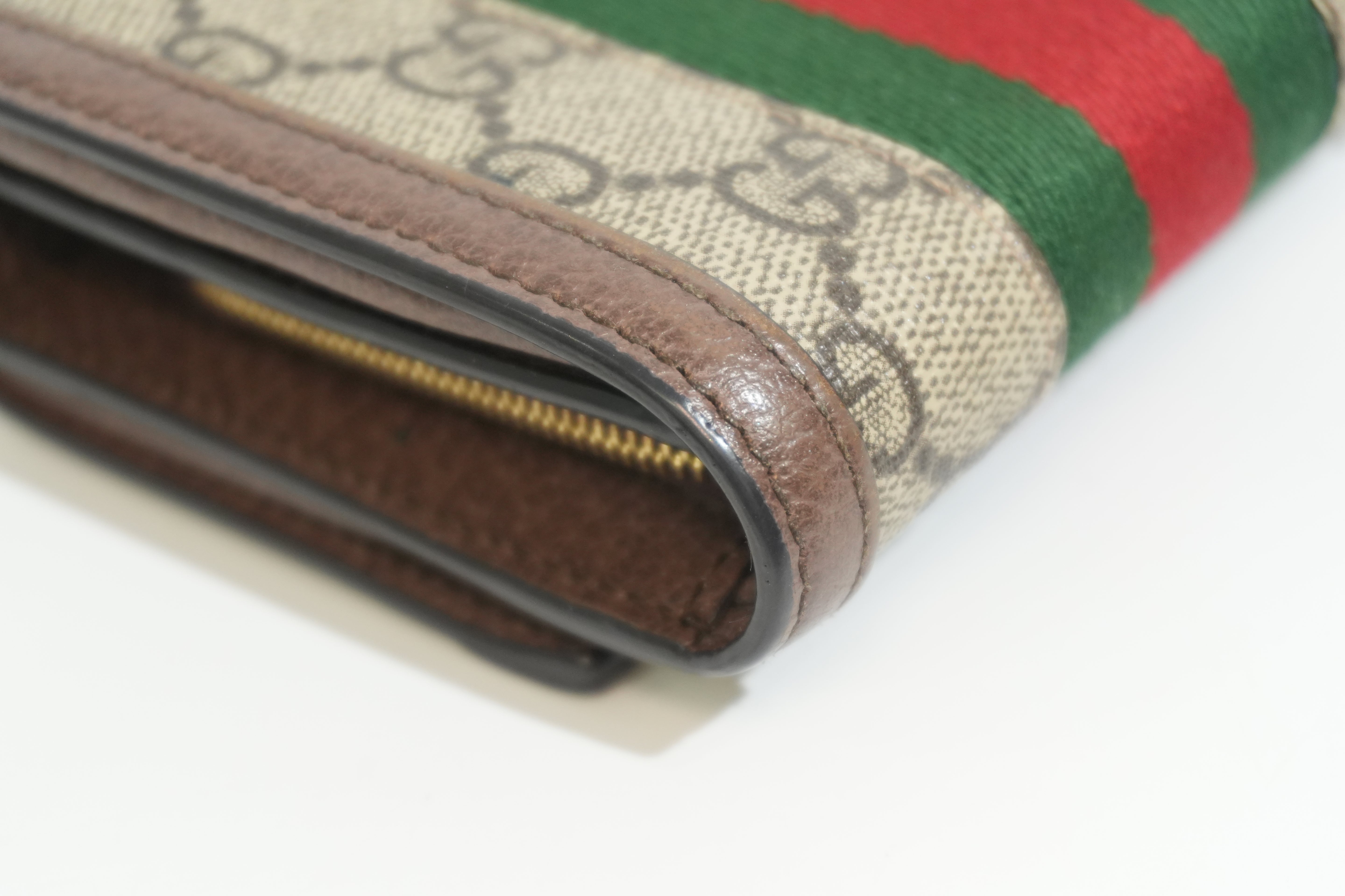 Pre-owned Gucci Ophidia Compact Wallet