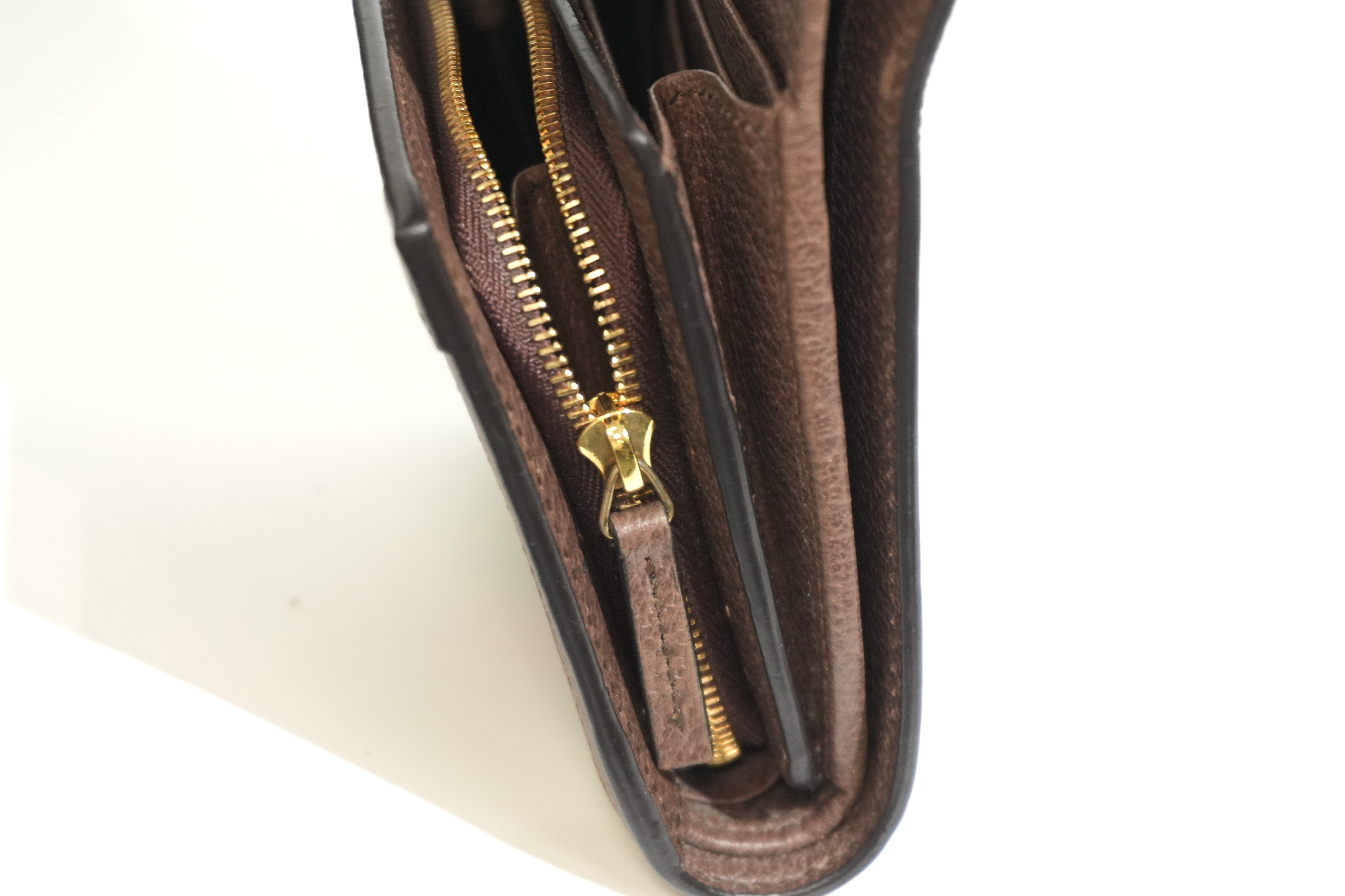 Pre-owned Gucci Ophidia Compact Wallet