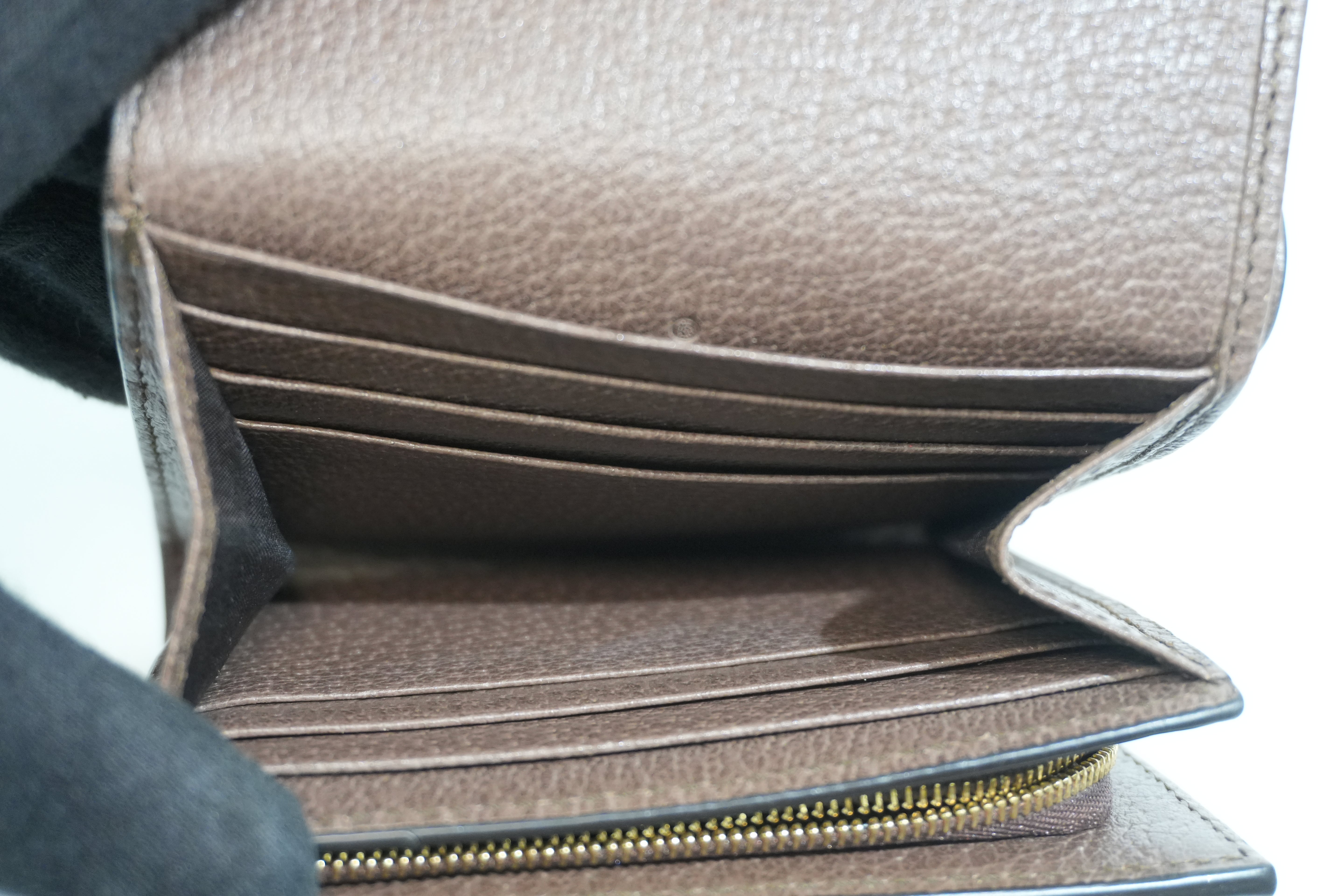 Pre-owned Gucci Ophidia Compact Wallet