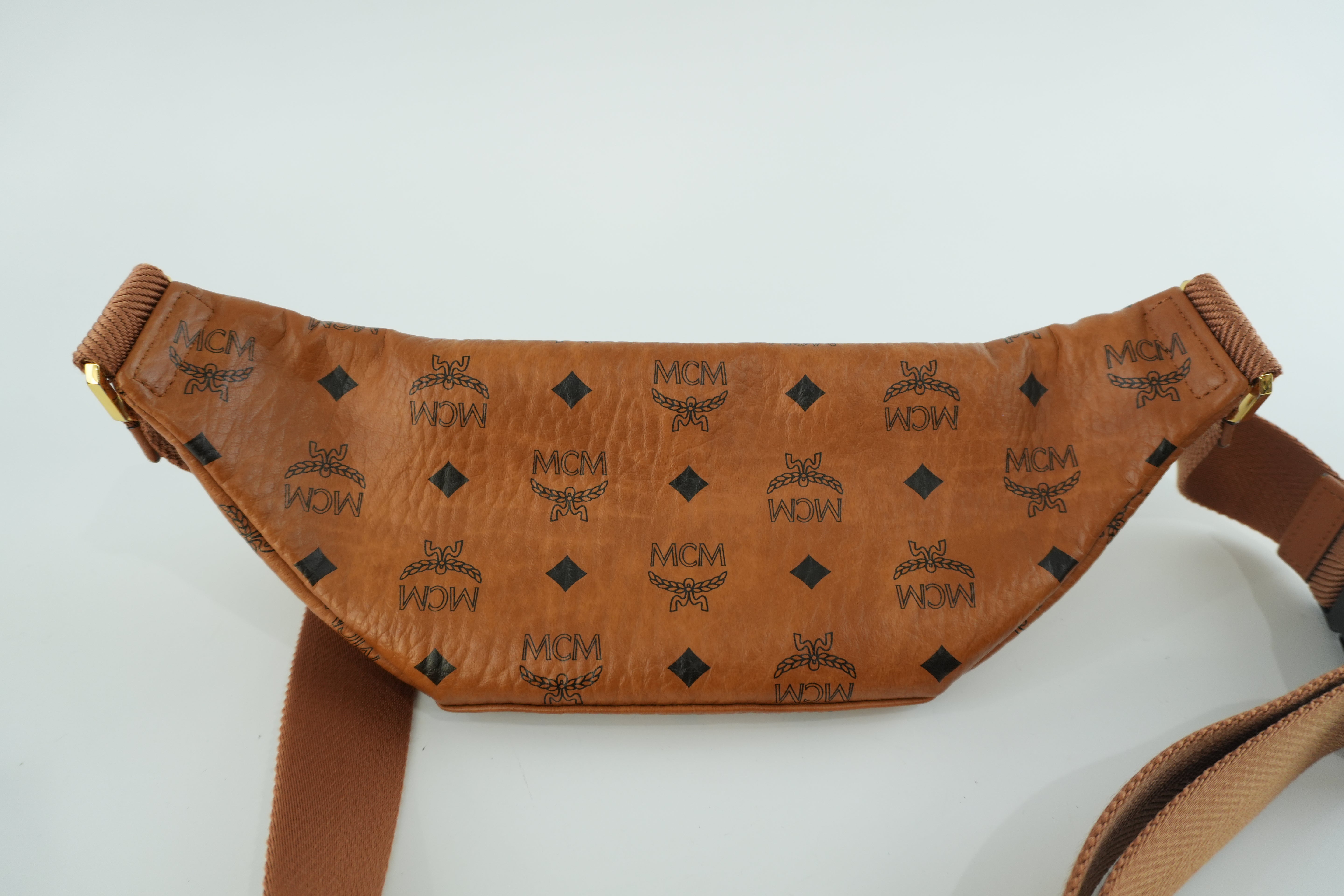 MCM Waist Bag Cognac Used