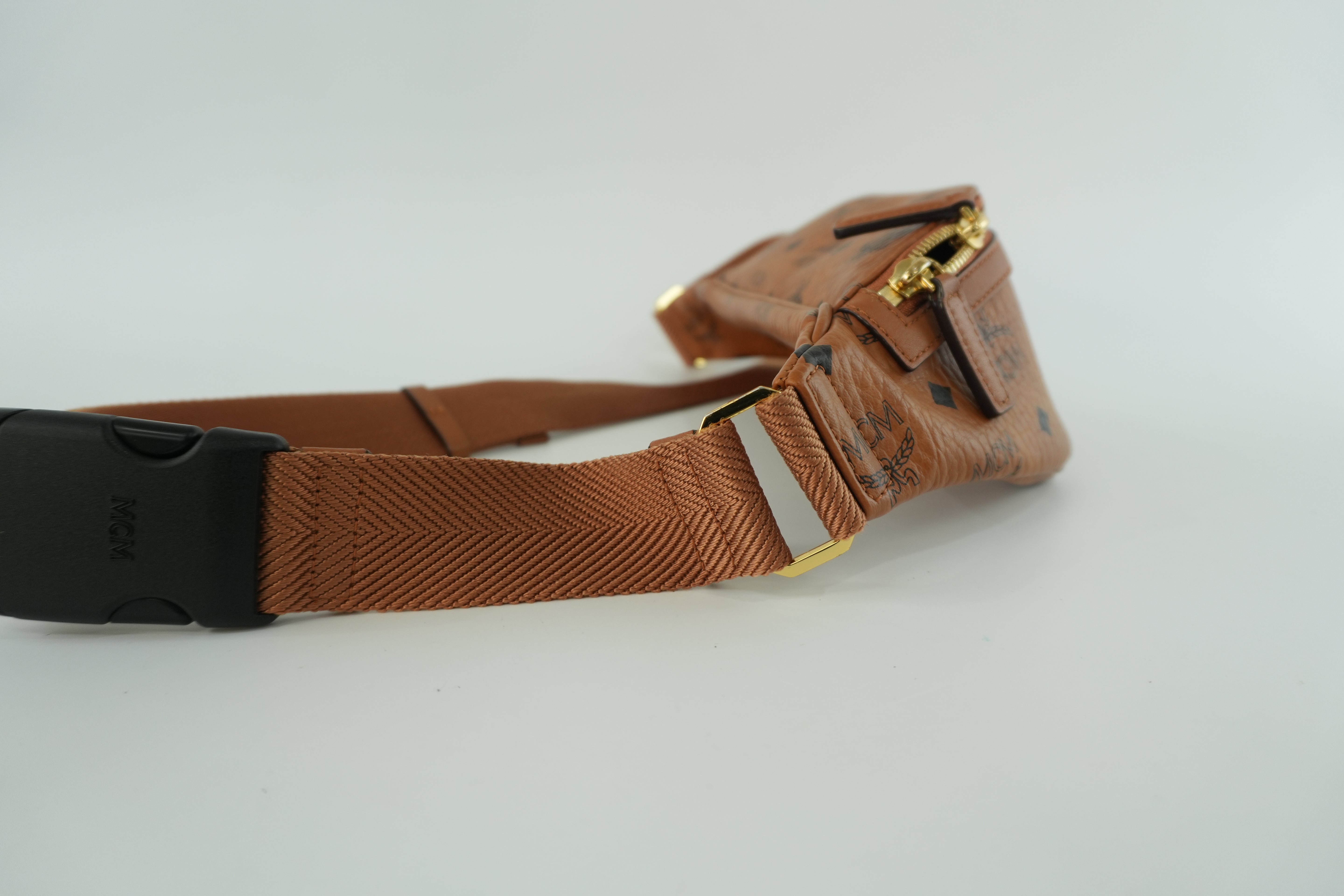 MCM Waist Bag Cognac Used