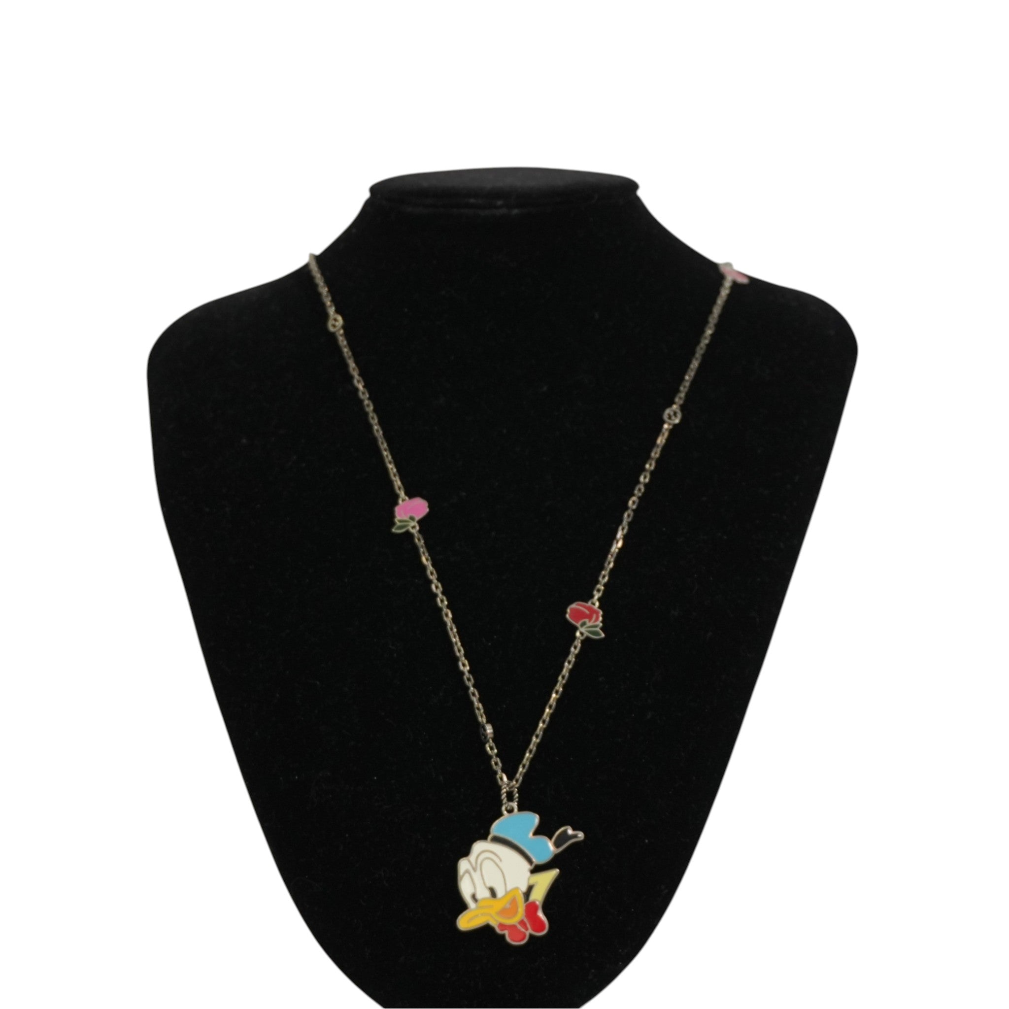 Pre-owned Gucci Donald Duck Necklace