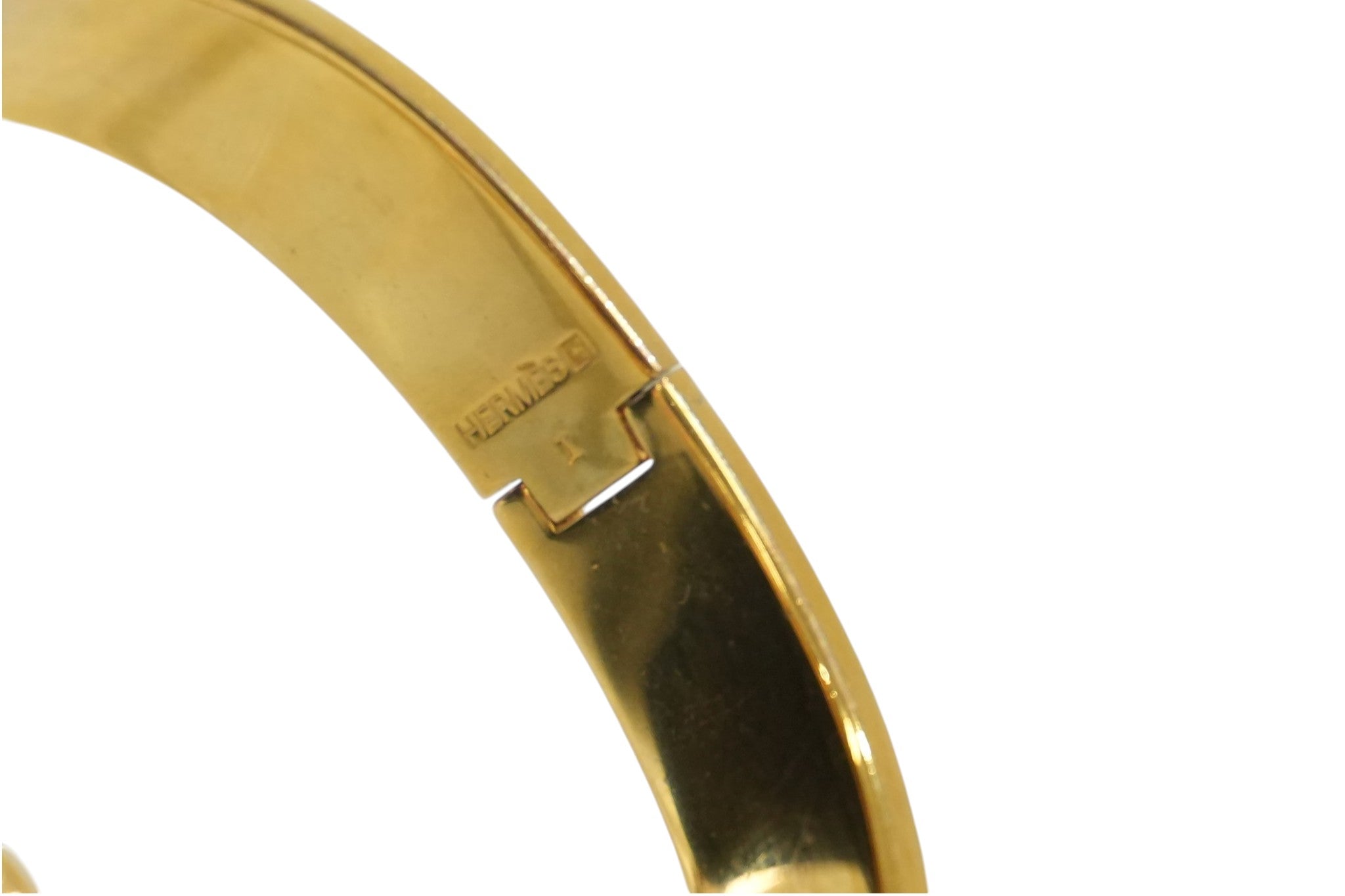 Pre-owned Hermes Clic Clac Bracelet Black