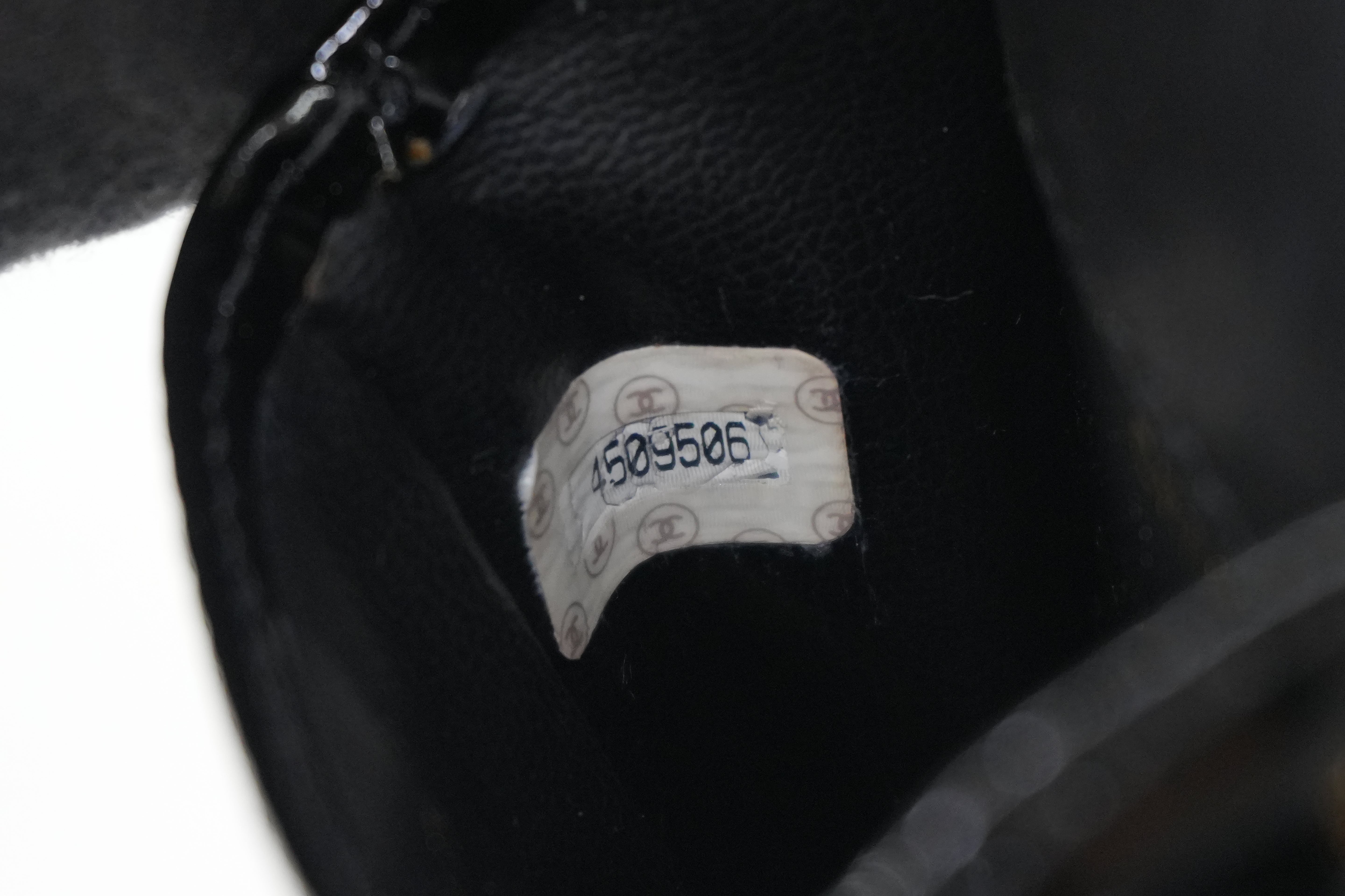 Chanel Coco Mark Chain Shoulder Bag Black Used