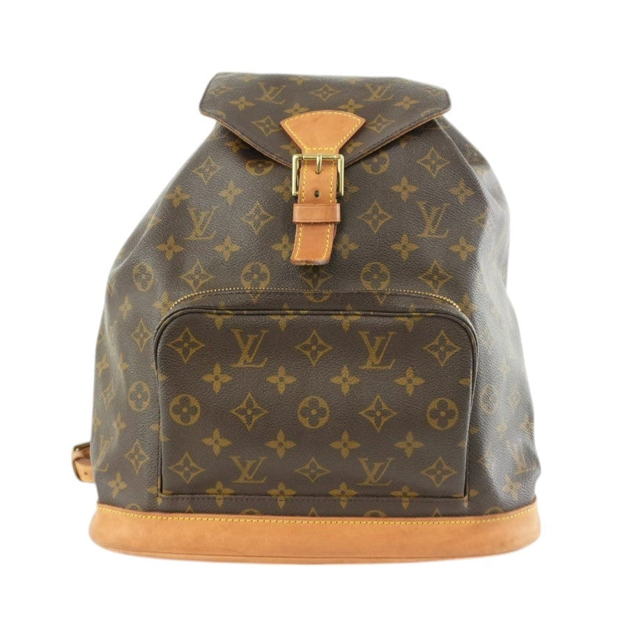 Louis Vuitton Monogram Montsouris GM Backpack Used