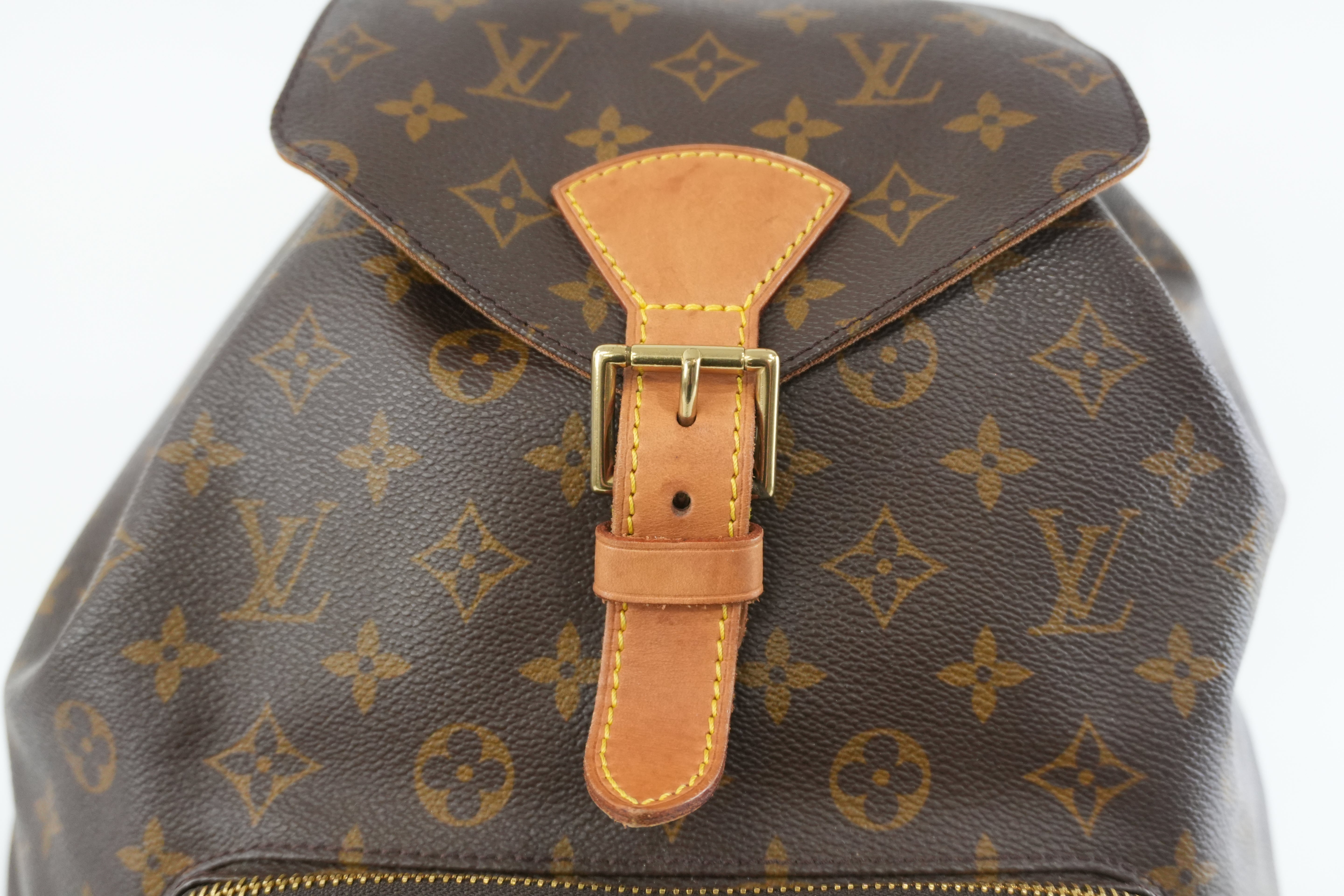 Louis Vuitton Monogram Montsouris GM Backpack Used
