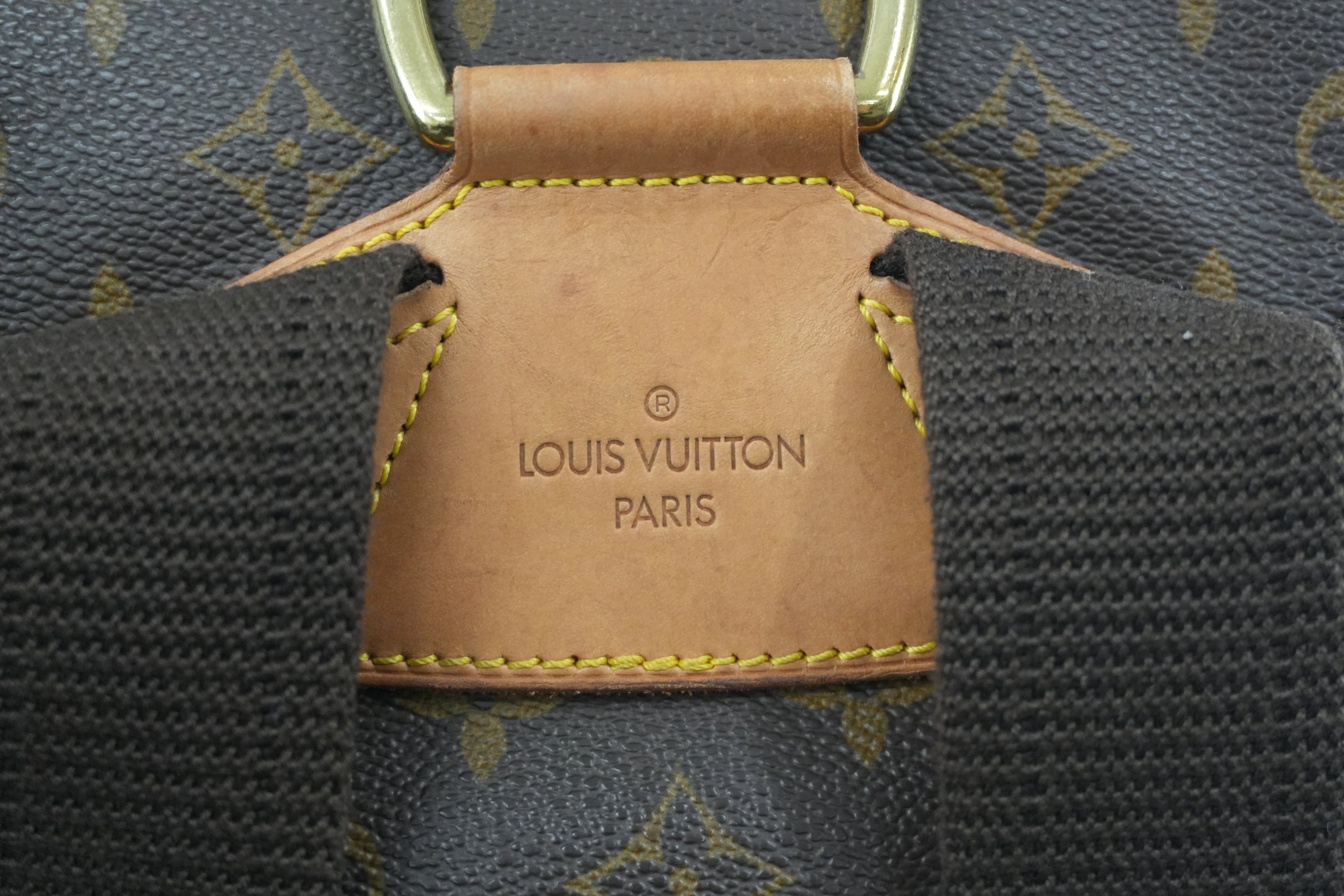 Louis Vuitton Monogram Montsouris GM Backpack Used