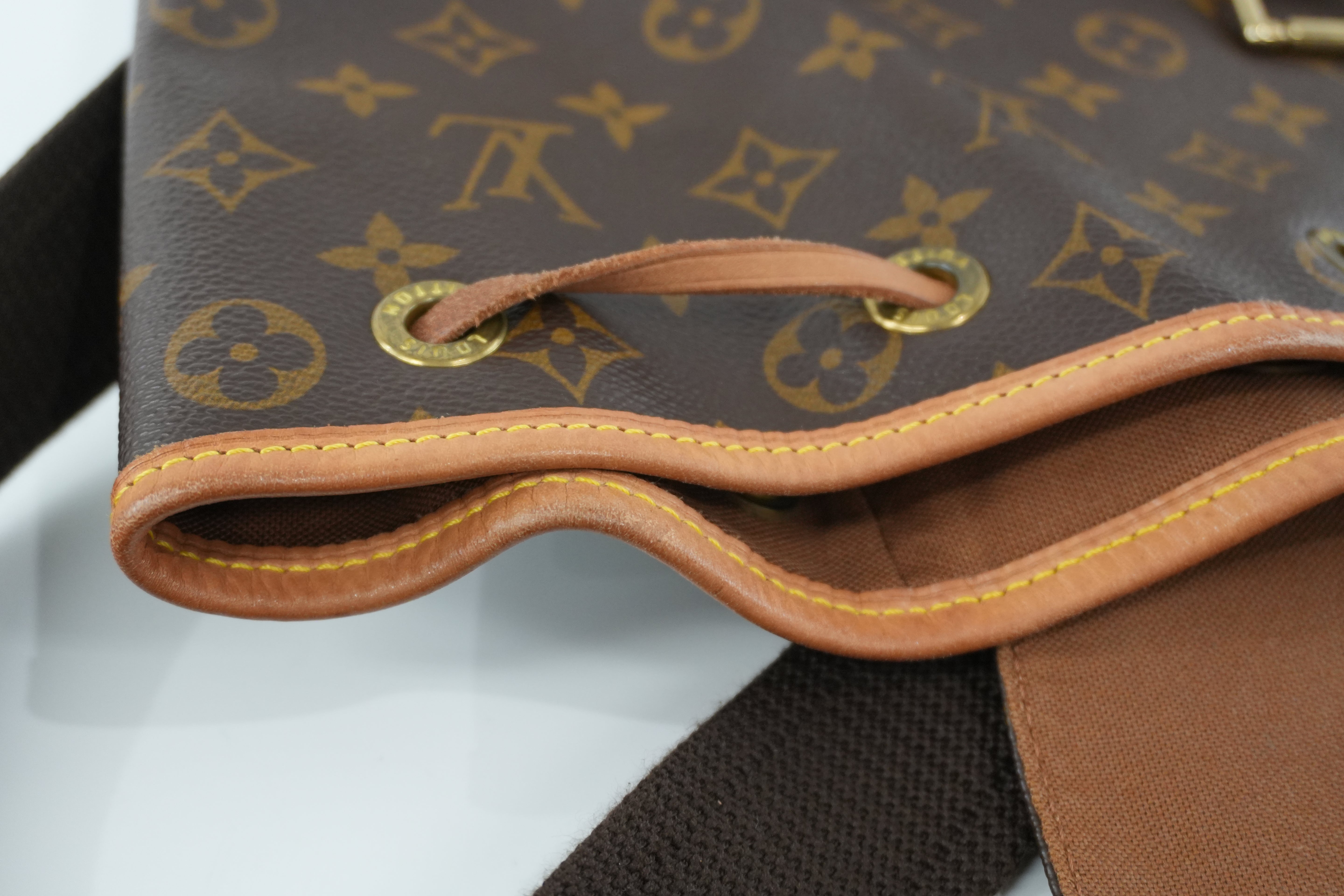 Louis Vuitton Monogram Montsouris GM Backpack Used