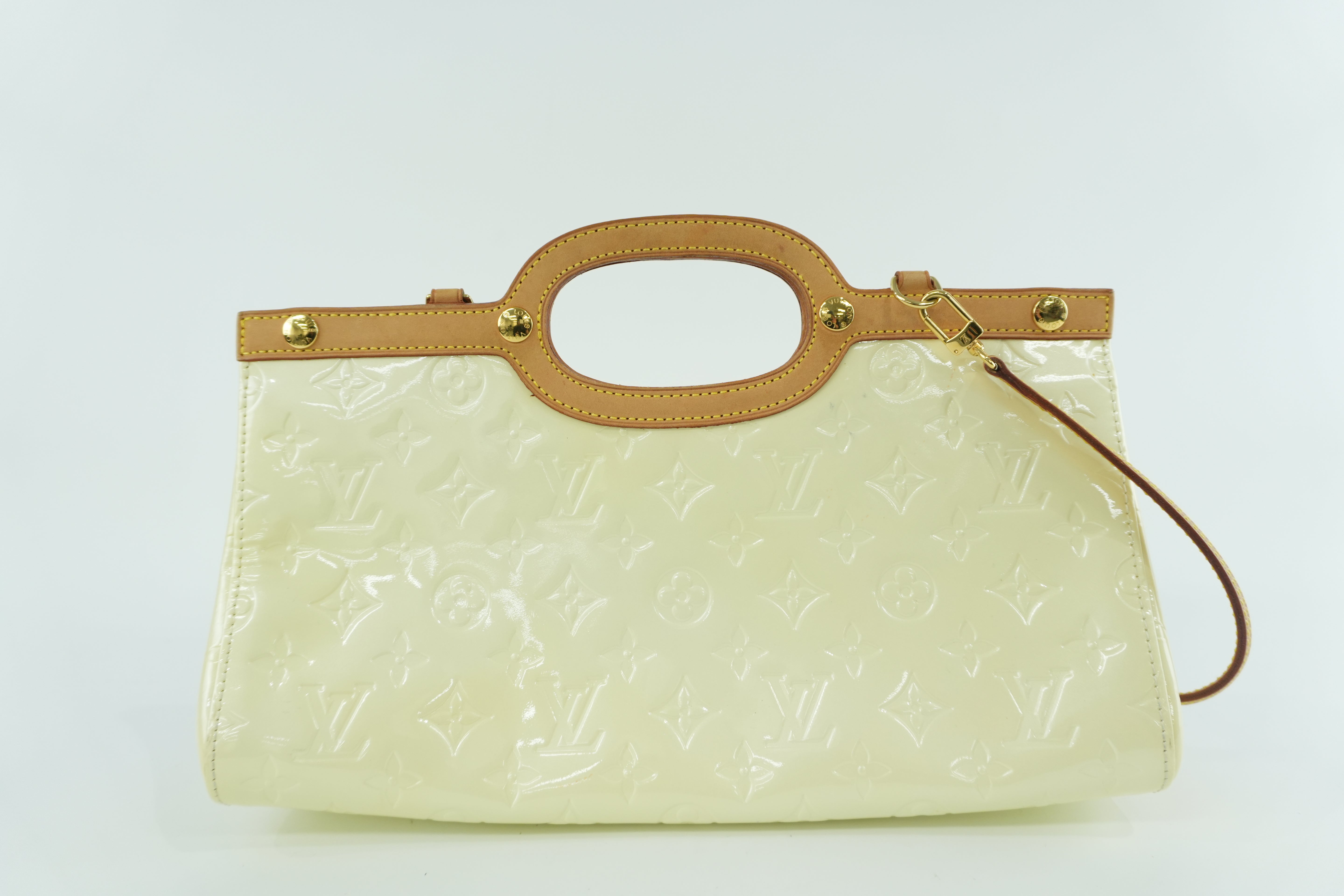 Louis Vuitton Roxbury Vernis Two Way Shoulder Bag Yellow Used